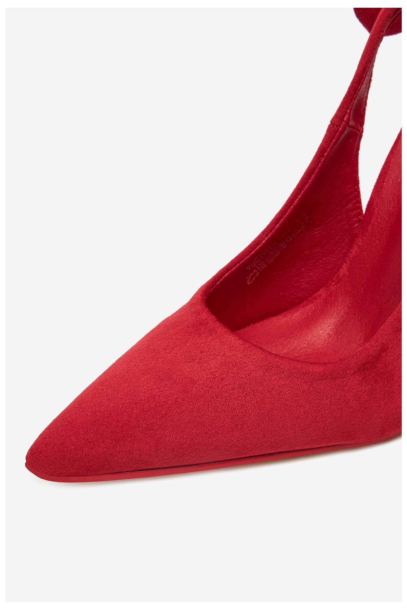 Czółenka DeeZee YUC1996-P-B1G Czerwony