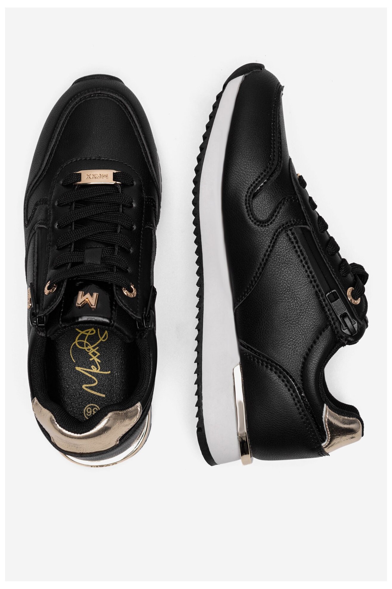 Sneakerși Mexx MI001008243W NEGRU