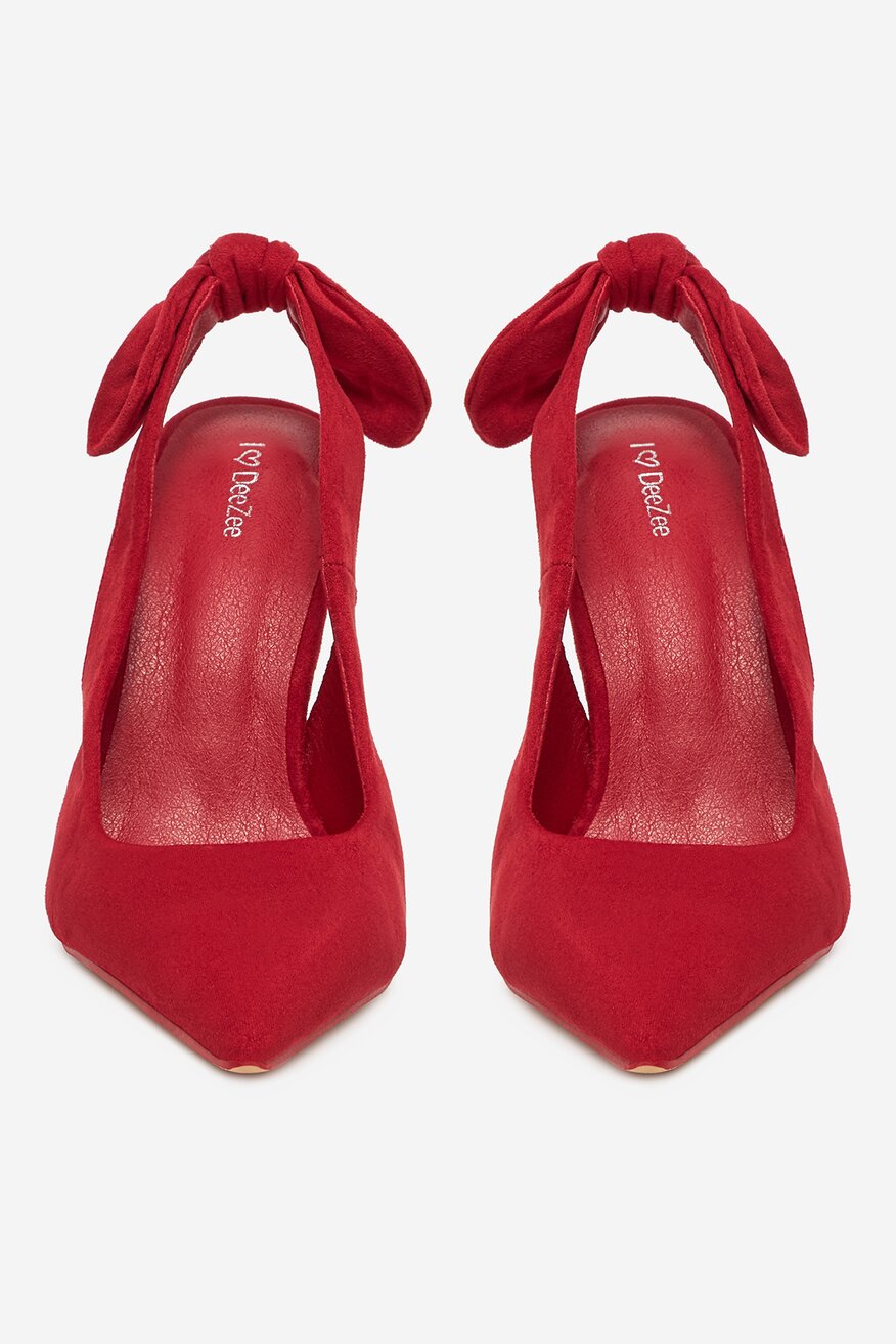Pantofi cu toc DeeZee ROŞU - 5906751135341