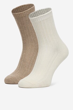 Шкарпетка NINE WEST CEO_AS_NW_08_W_AW25 (2 PACK)R БЕЖЕВИЙ