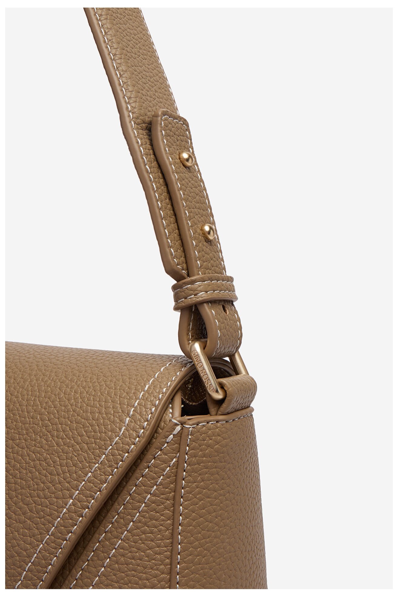 Сумка З Ремінцем Gino Rossi C-KY117 СВІТЛО-БЕЖЕВИЙ