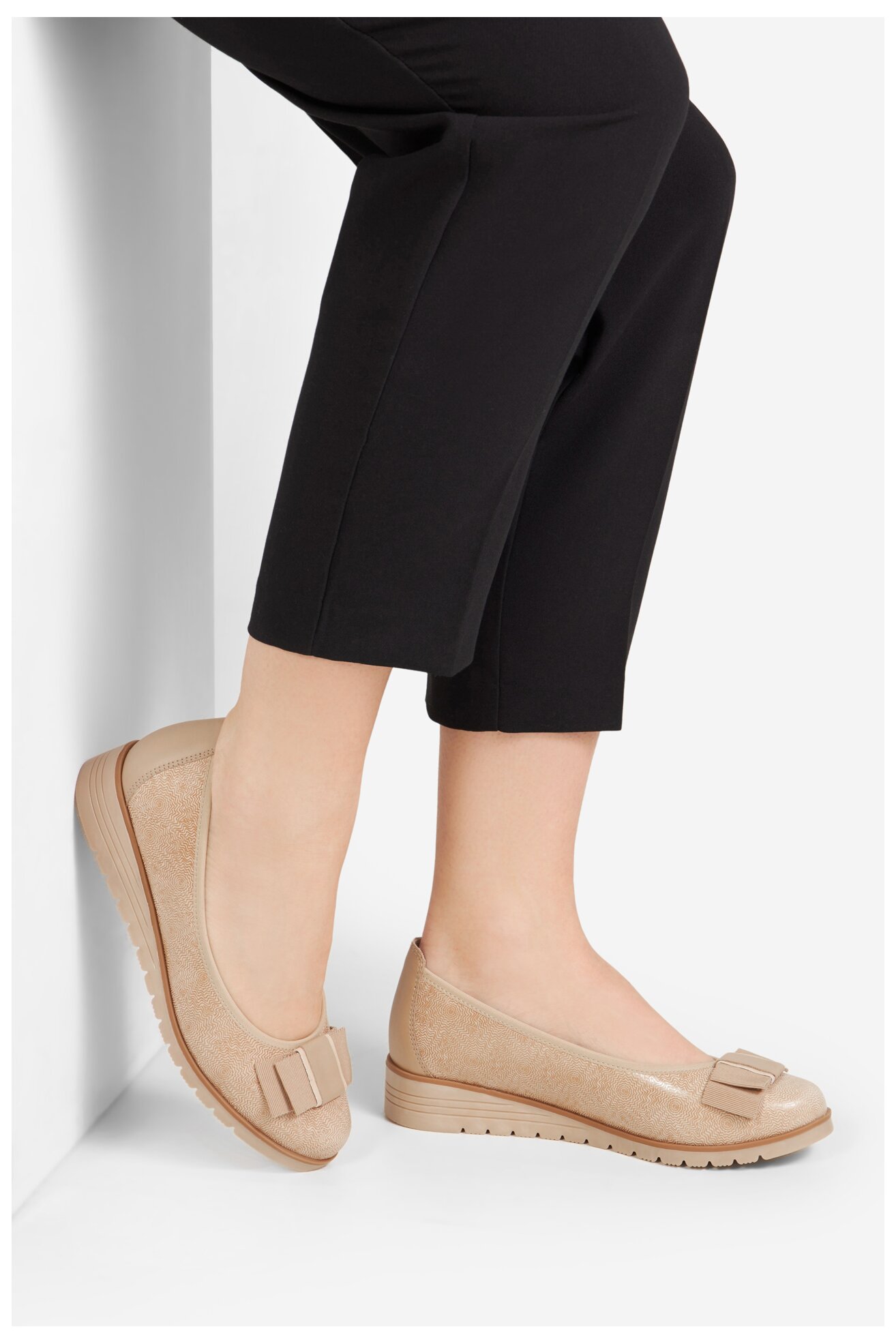 Baleriny Lasocki EST-TOMBA-29 Beżowy