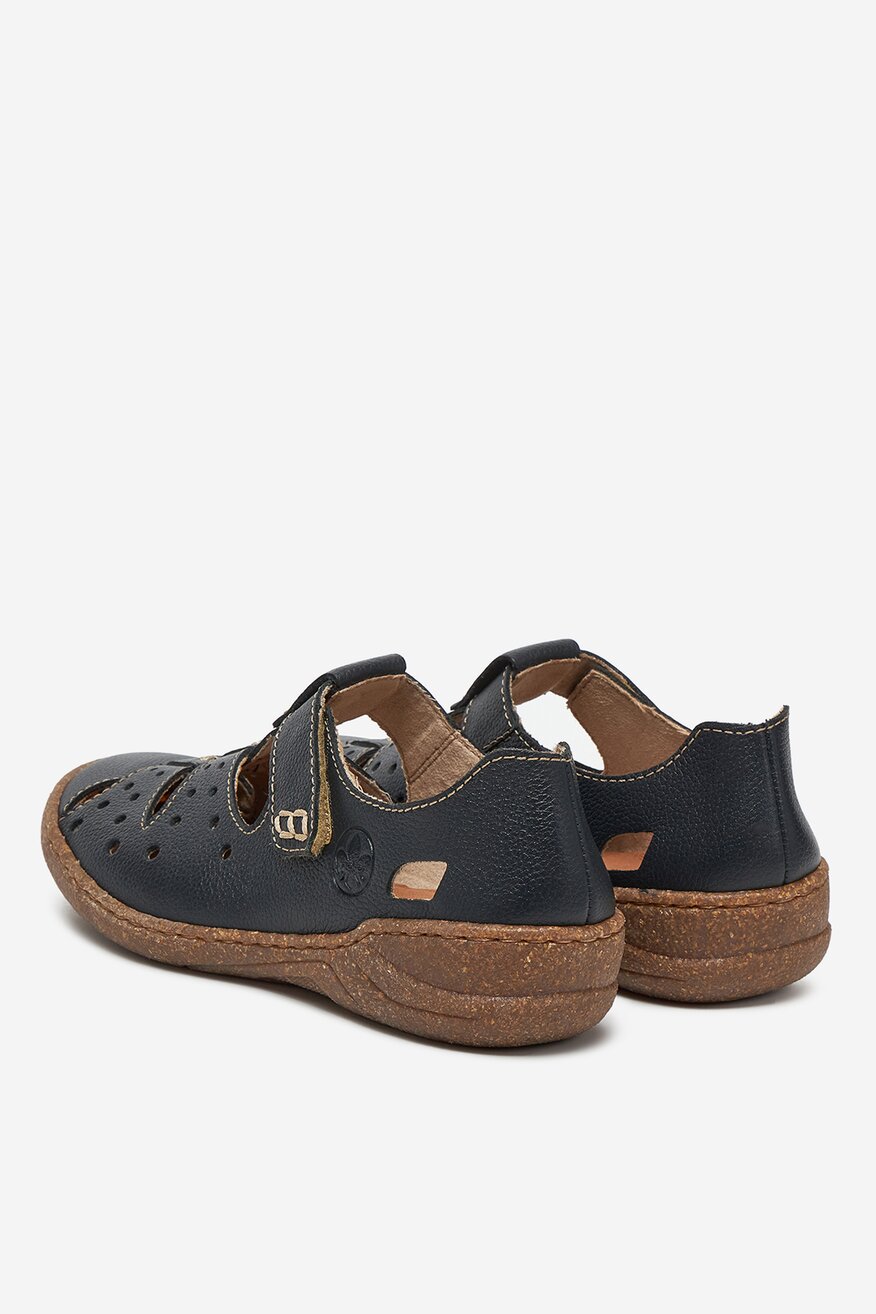 Rieker - Baleriny skórzane - 2230078396875