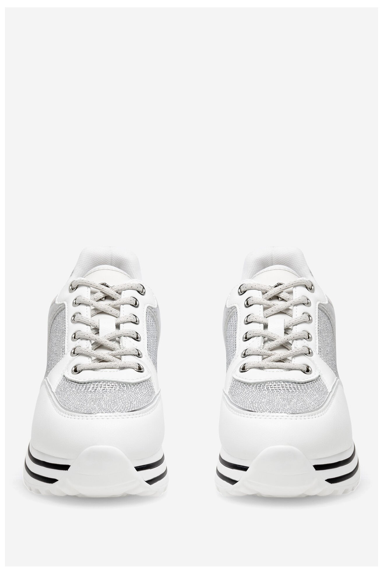 Кросівки EVA MINGE WYL3795-1 СРІБНИЙ