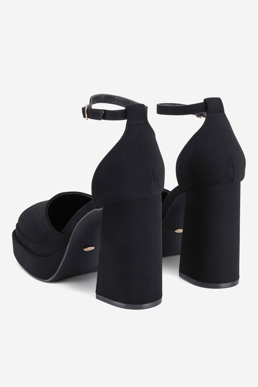 Pantofi cu toc DeeZee NEGRU - 5904410790337
