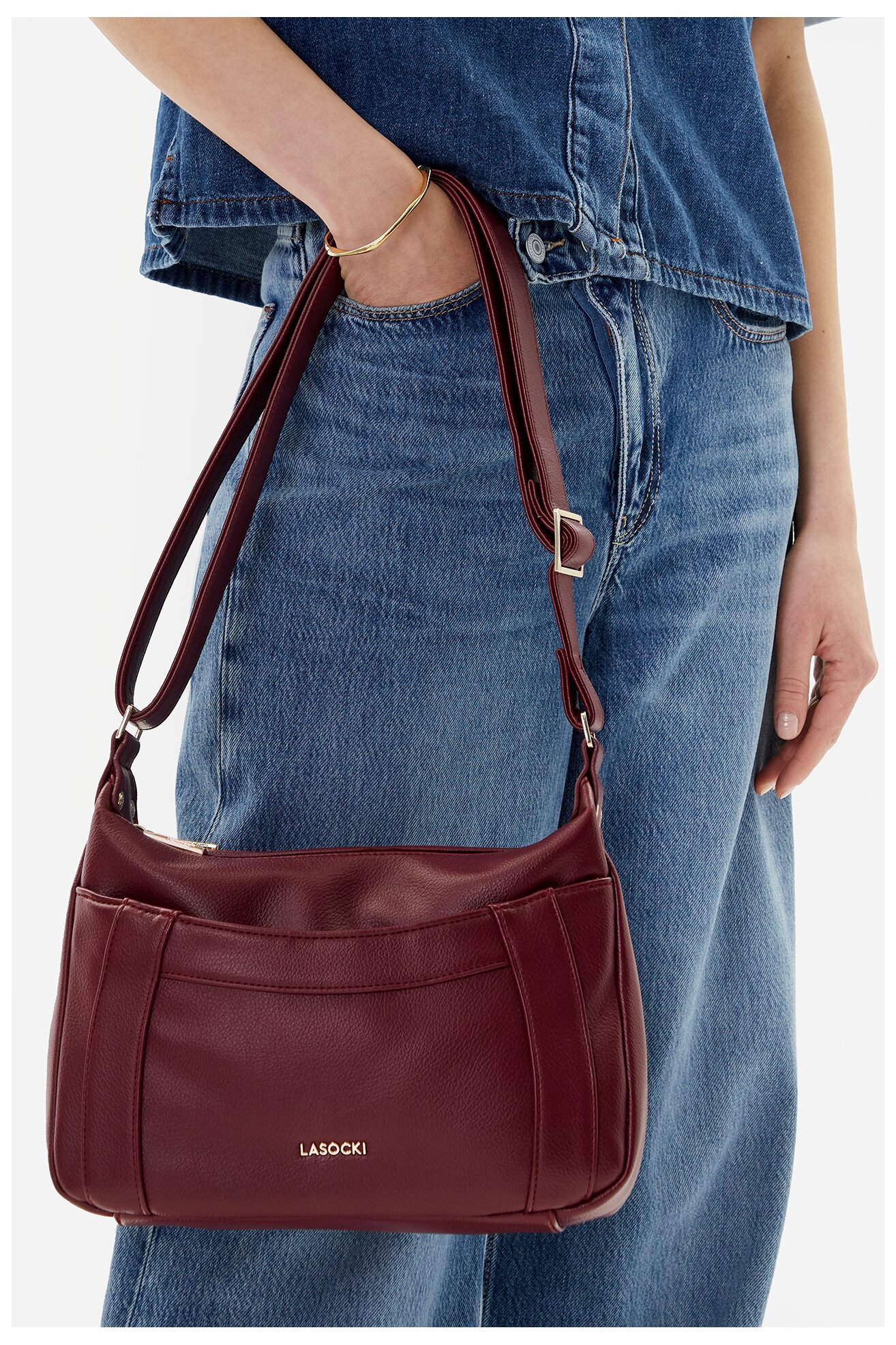 Torba Lasocki C-LSK-L-009-08 BORDO