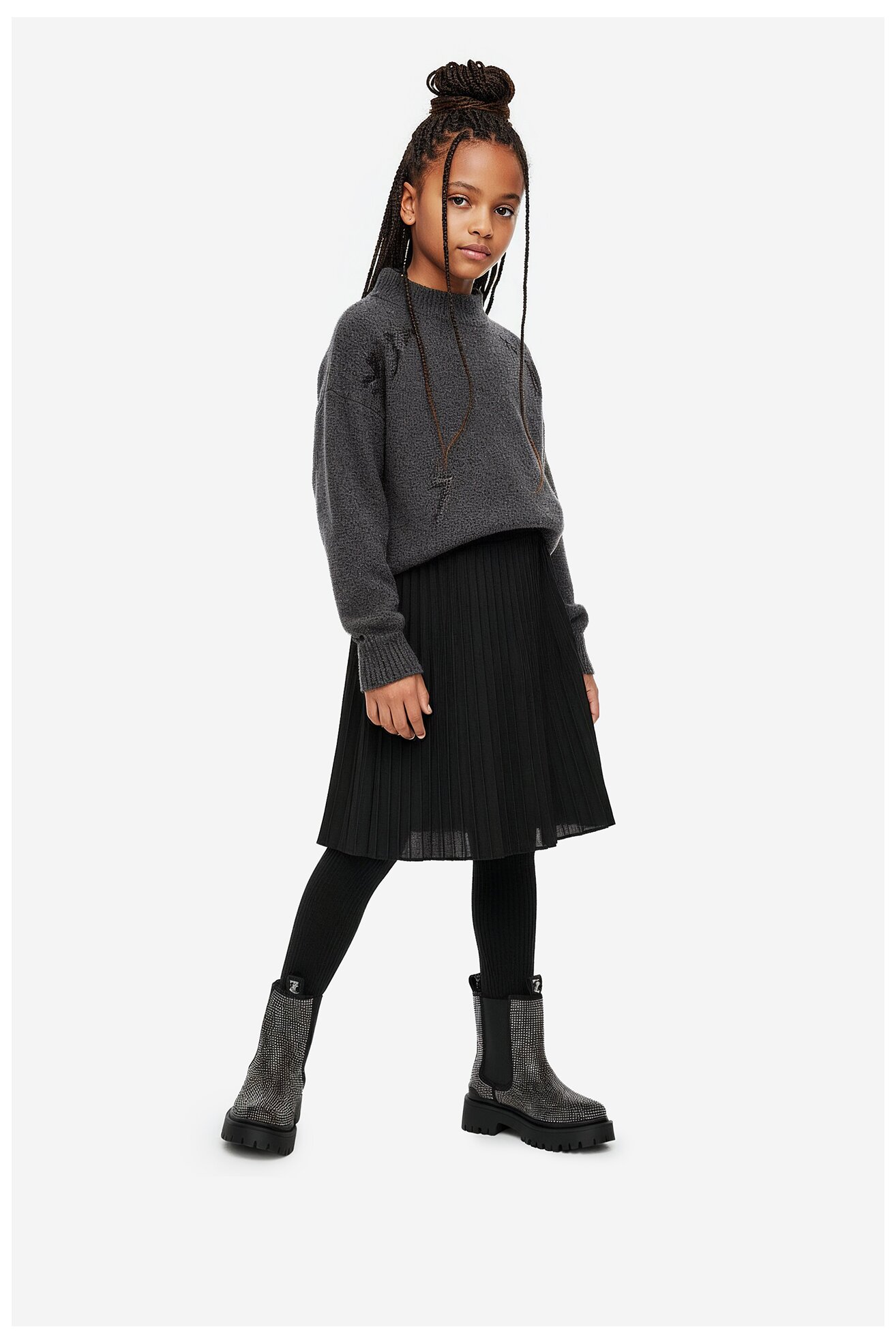 Bokacsizma Juicy Couture EO-CS6590-10 FEKETE