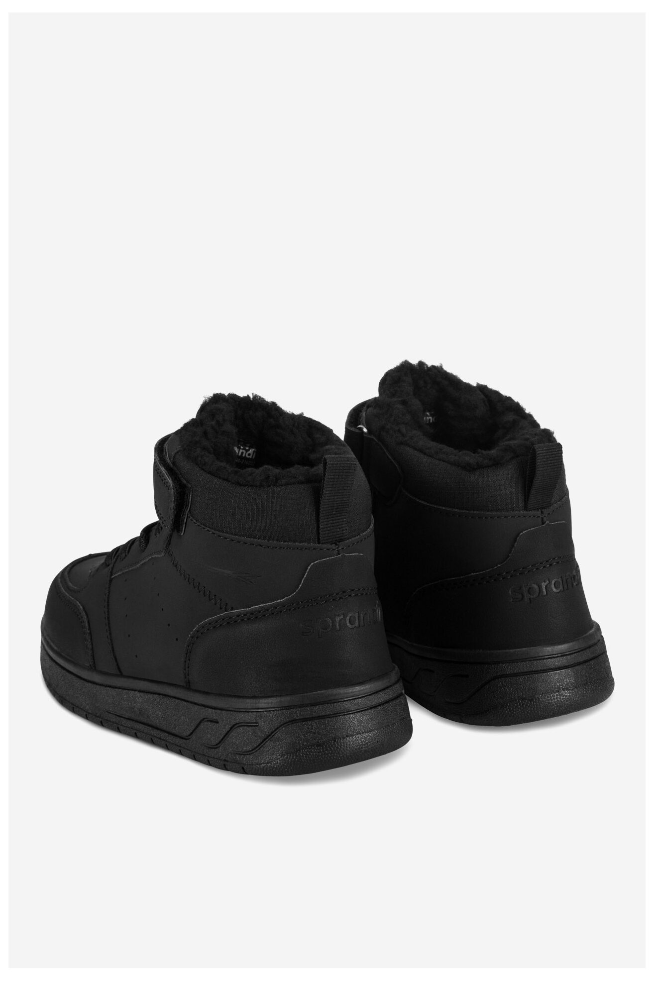 Trzewiki SPRANDI EARTH GEAR FURRY FUR CP40-21622Z Czarny