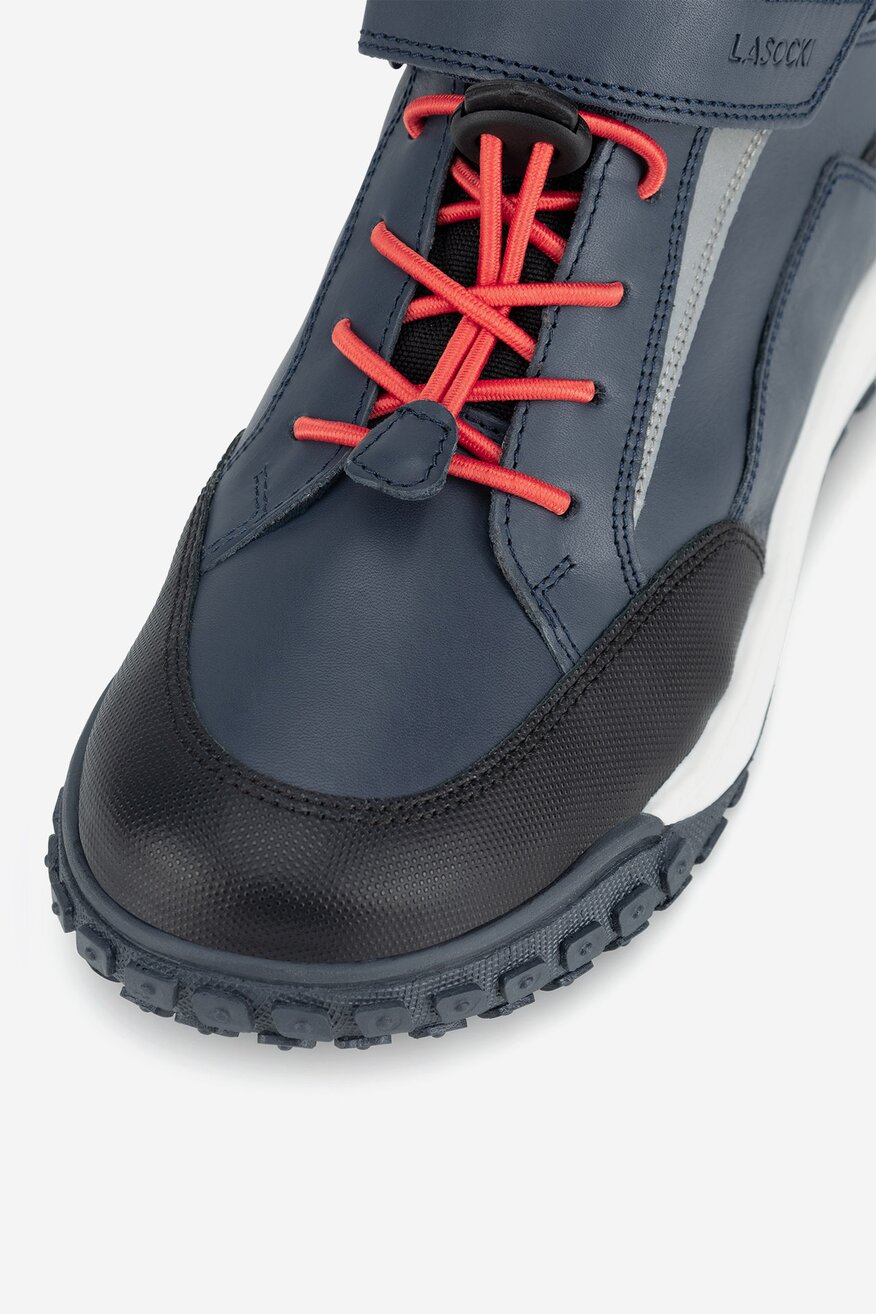 Šněrovací vyšší obuv Lasocki Young TMAVĚ MODRÁ - 5905588955351