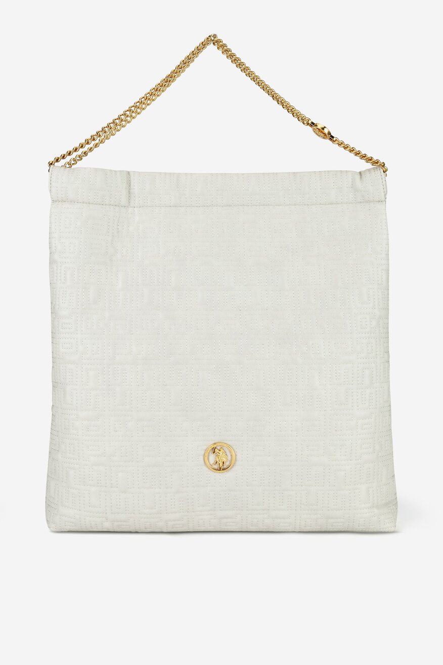 Дамска чанта U.S. POLO ASSN. СЛОНОВА КОСТ - 5905588977582