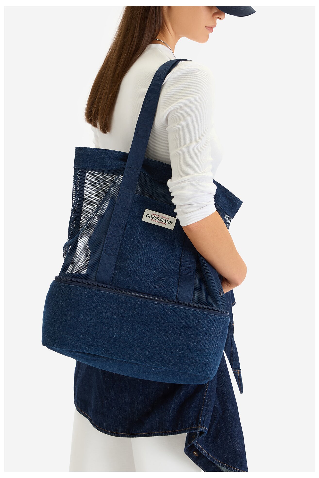 Torebka GUESS JEANS CWBEO-GUESS-M-004-09 Granatowy