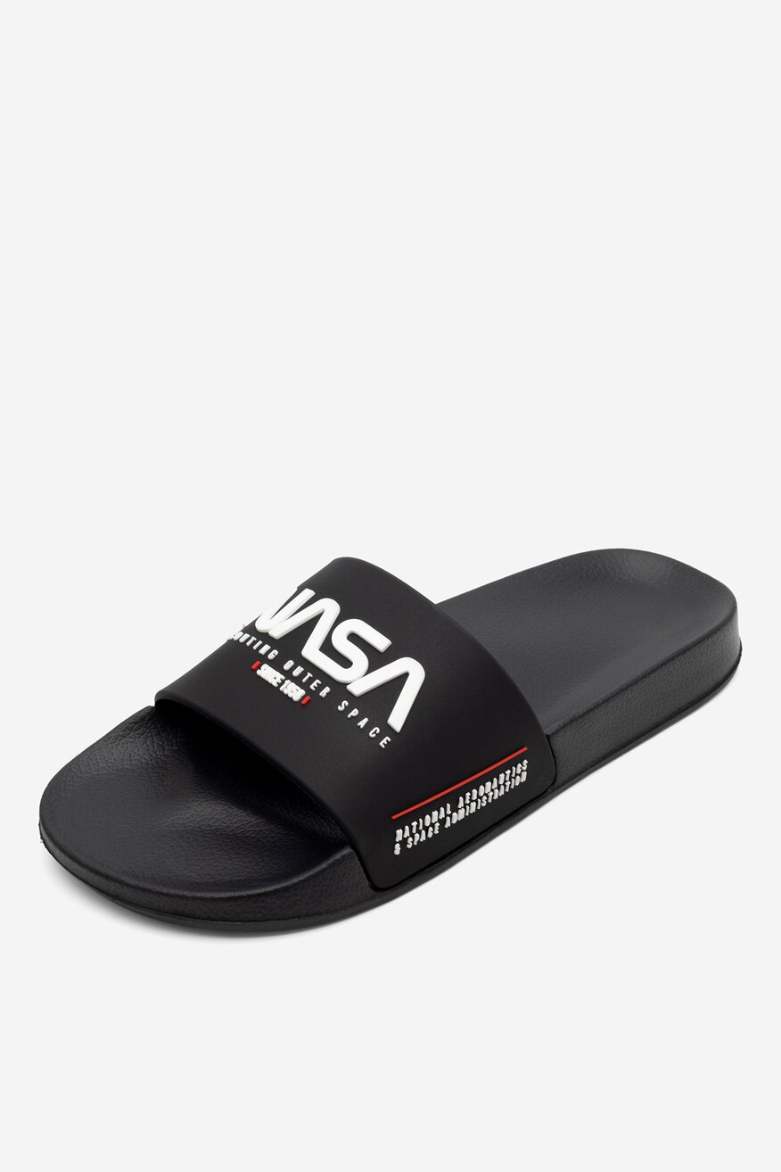 
                NASA - Klapki basenowe czarne - 5904862539362