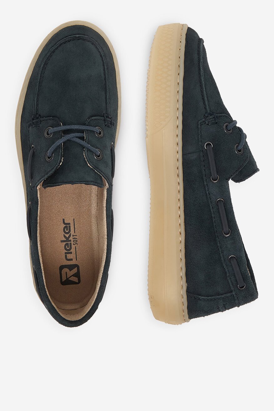 
                Rieker - Mokasyny skórzane - 2230092739177