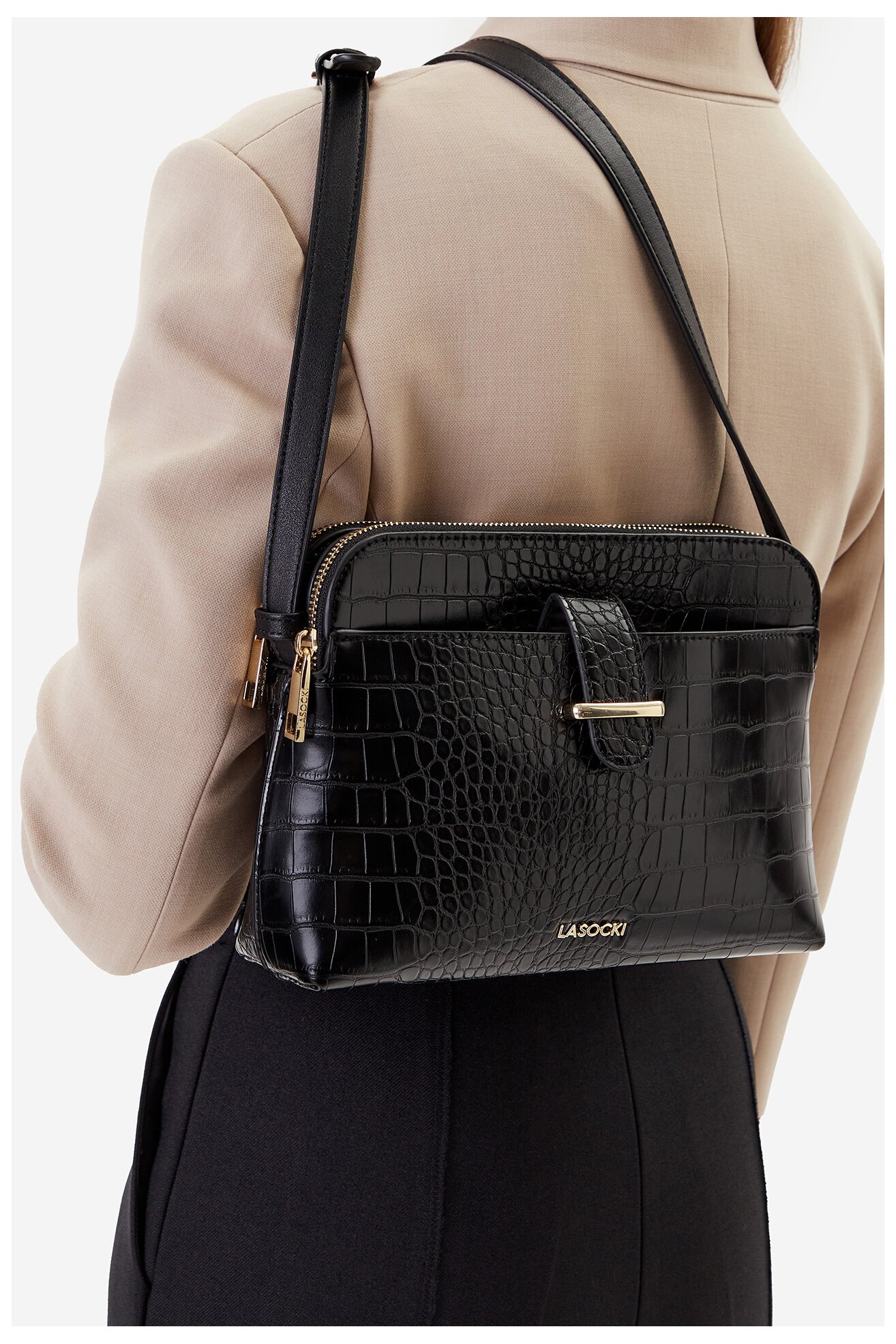 Geantă de mână Lasocki C-LSK-H-001-08 NEGRU