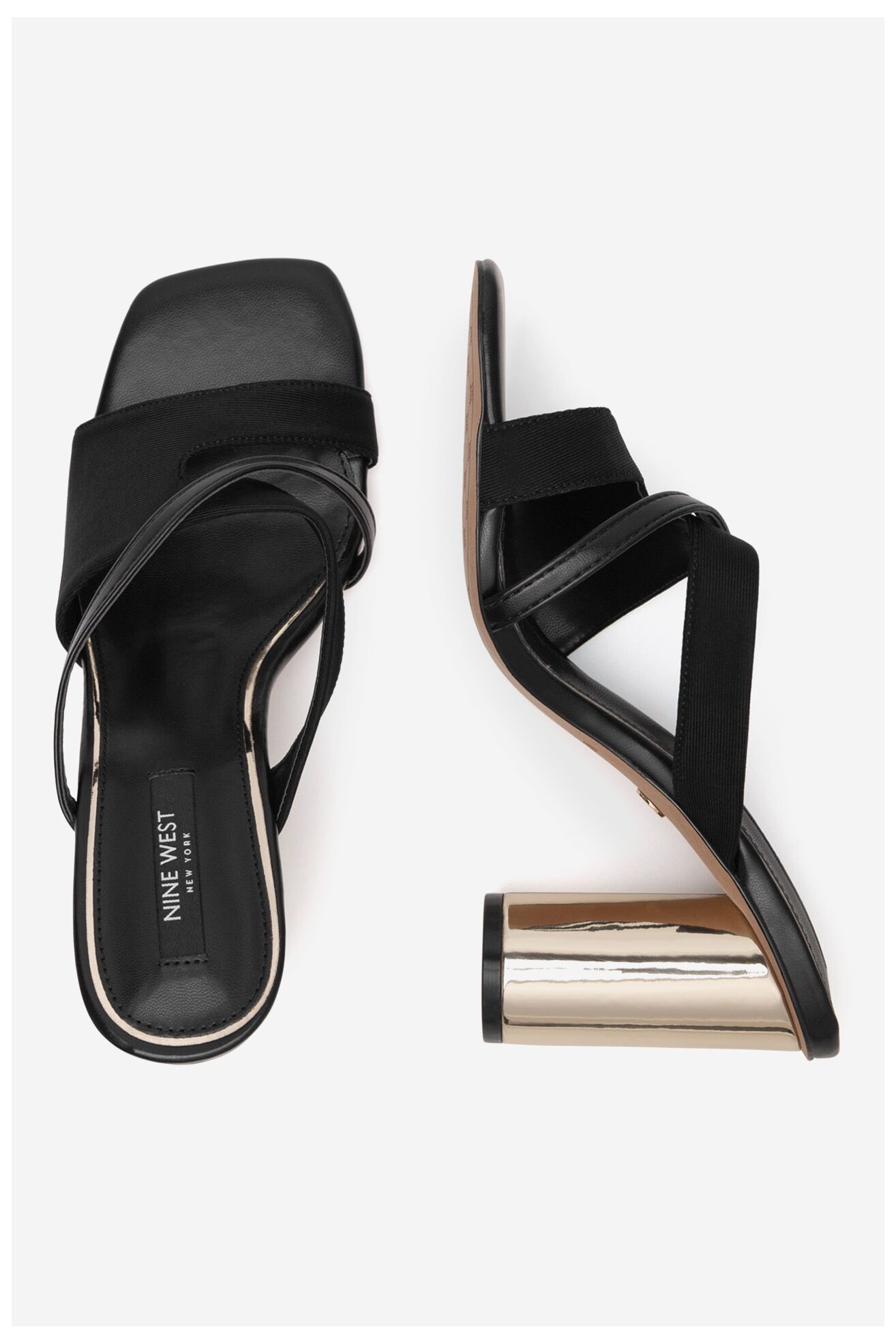 Șlapi NINE WEST WSS21562-01 NEGRU