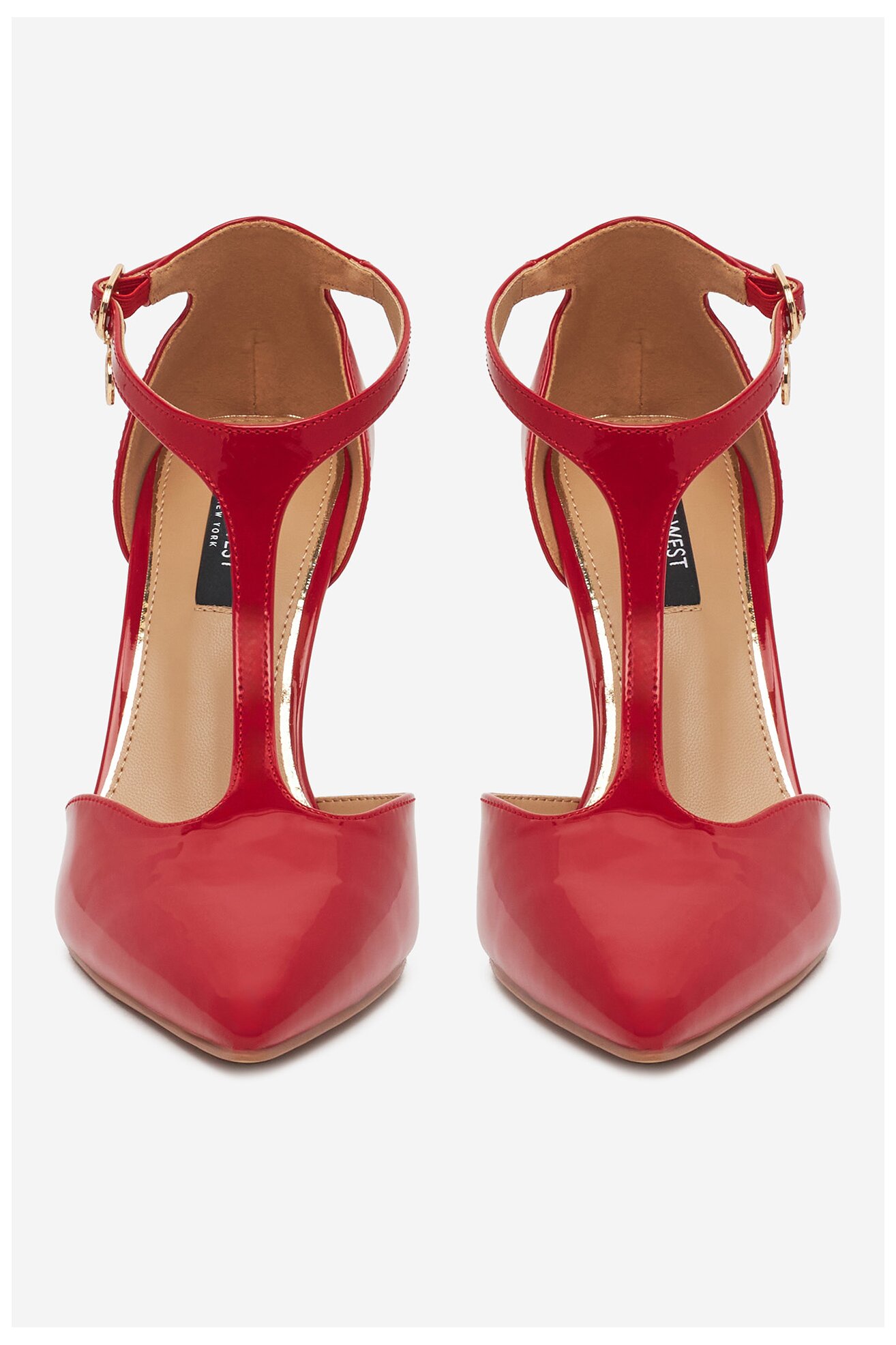 Lodičky NINE WEST WS21582-01 ČERVENÁ