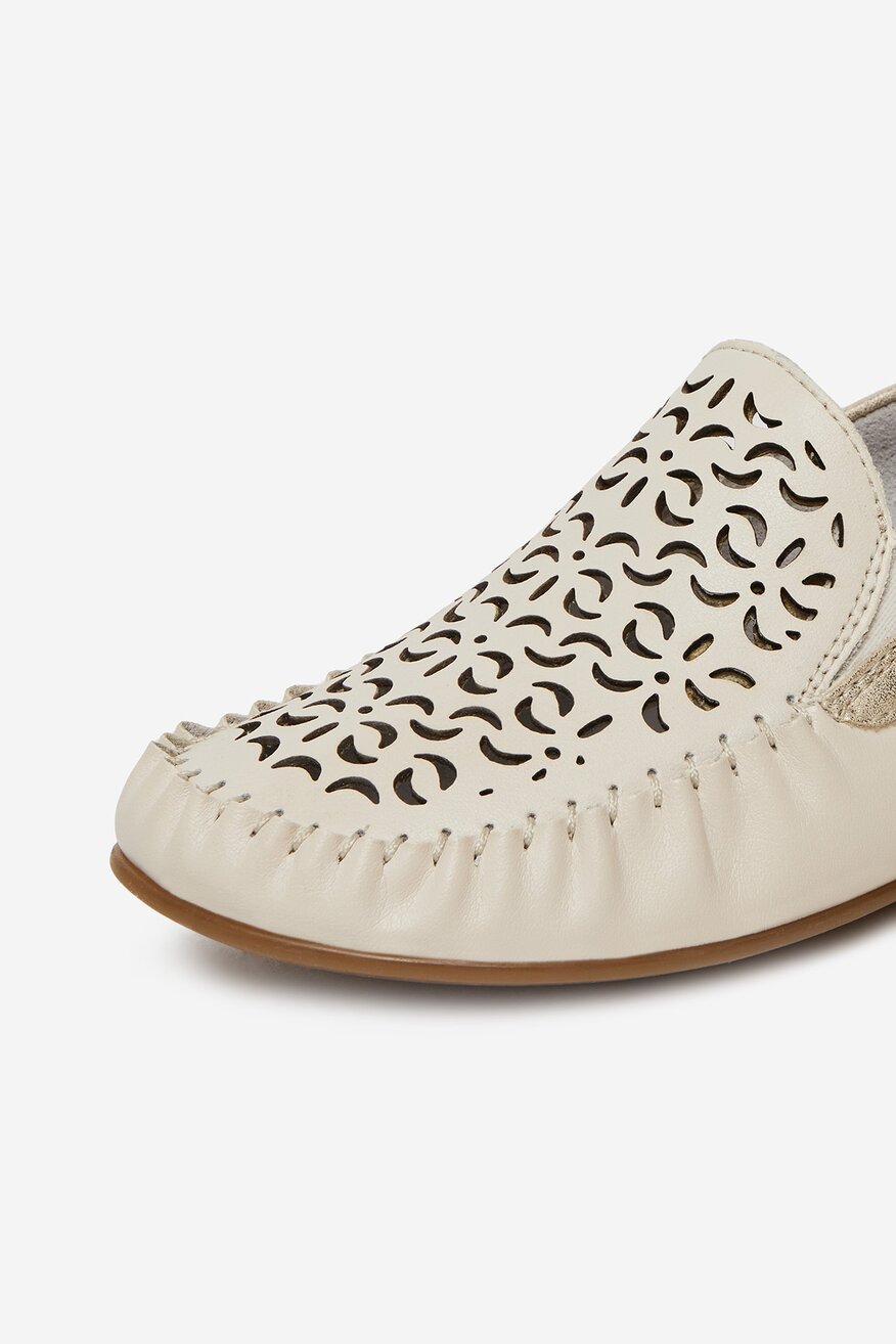 
                Rieker - Mokasyny skórzane - 5906751768518