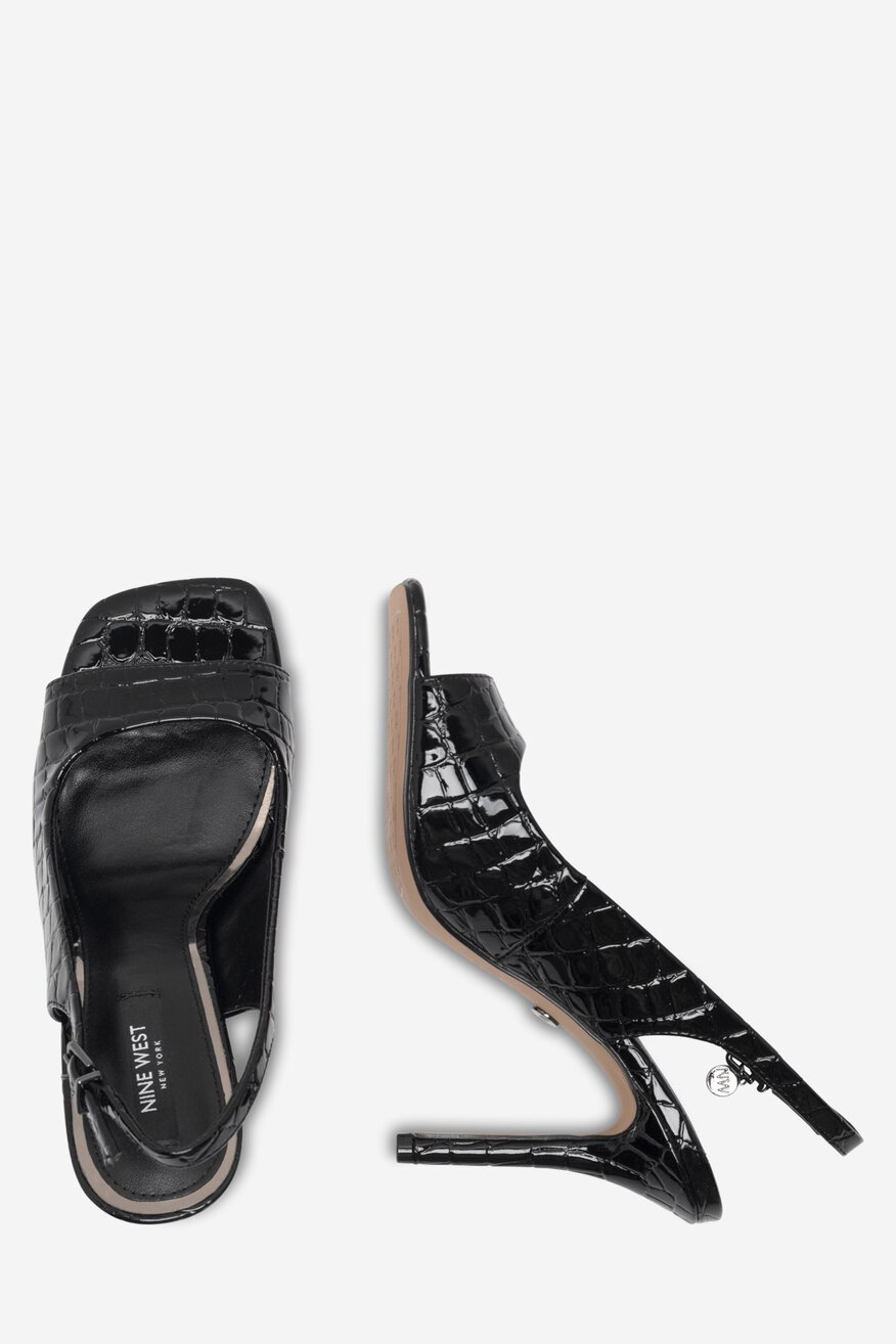 
                NINE WEST - Sandały na szpilce - 5905588472643