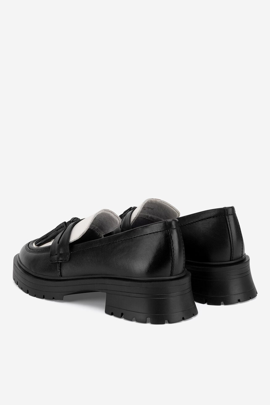 Lasocki - Loafersy skórzane - 5903419836589