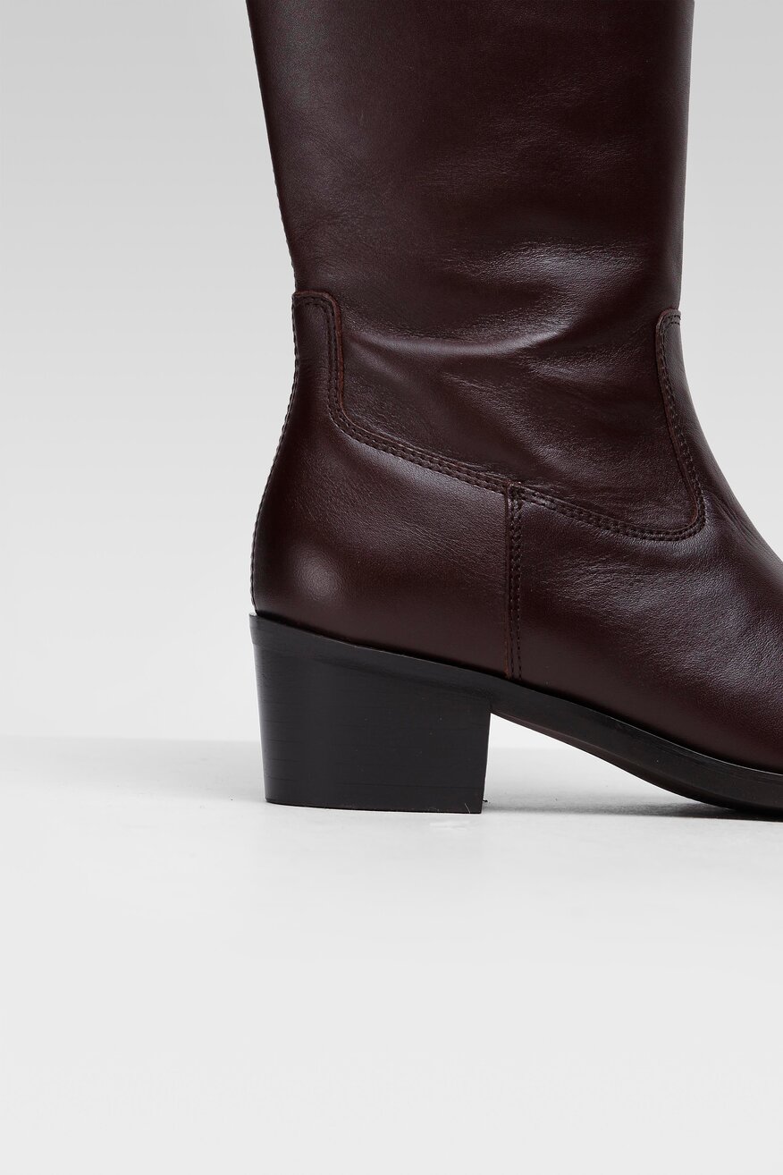 
                Lasocki - Skórzane botki brązowe - 5904248096533