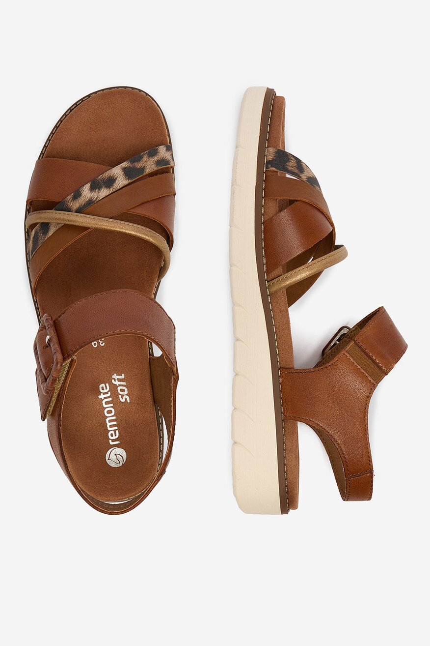 Remonte - Sandały skórzane - 5906751790632