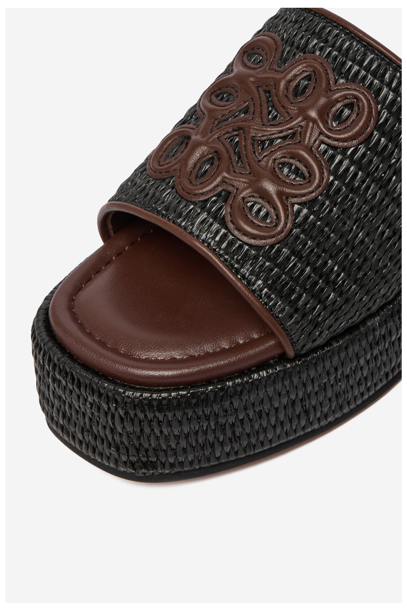 Klapki NINE WEST EO-259-8201 Czarny