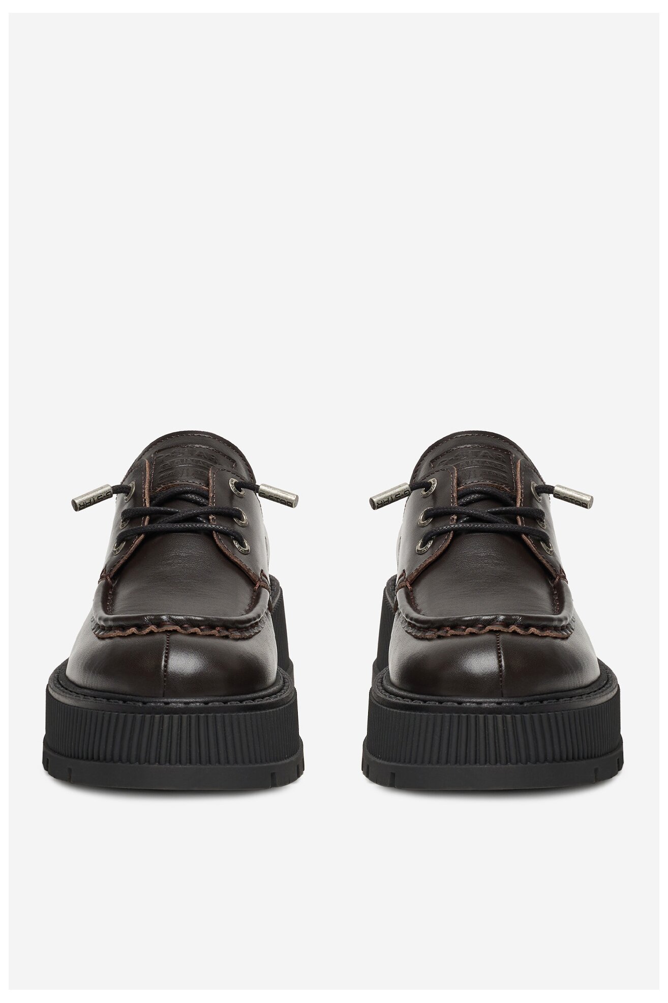 Félcipő G-STAR RAW EO-ELIF-9010-25 SÖTÉTBARNA