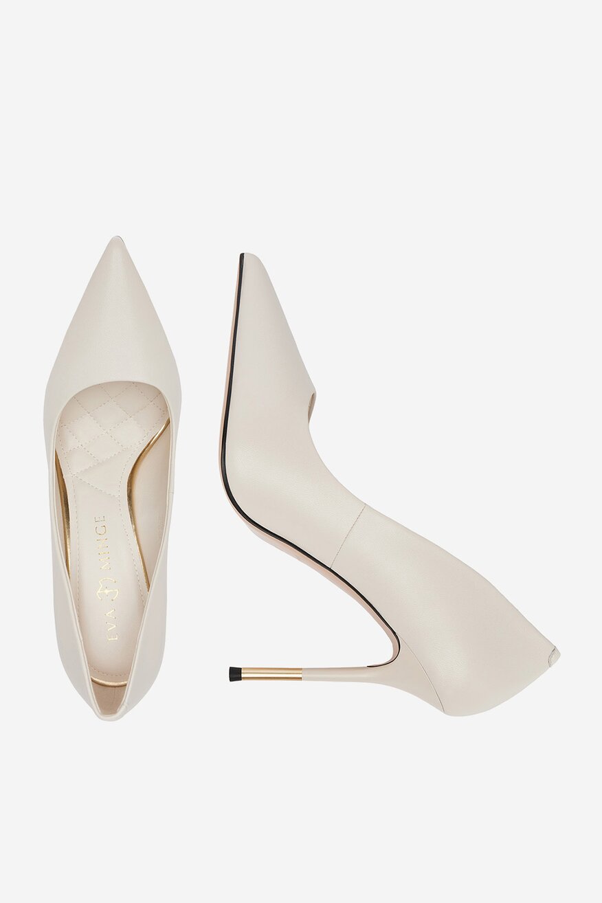 
                EVA MINGE - Szpilki skórzane - 5906751644430