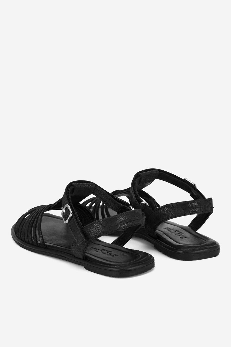 Badura - Sandały skórzane - 5905588526742