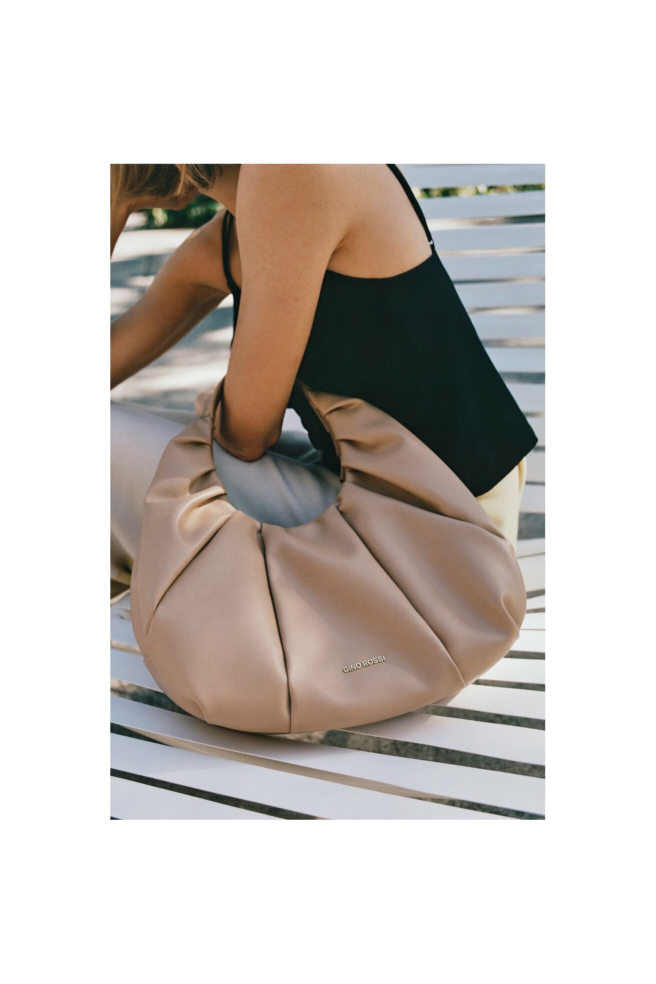 Torebka Gino Rossi CS6636 Beżowy