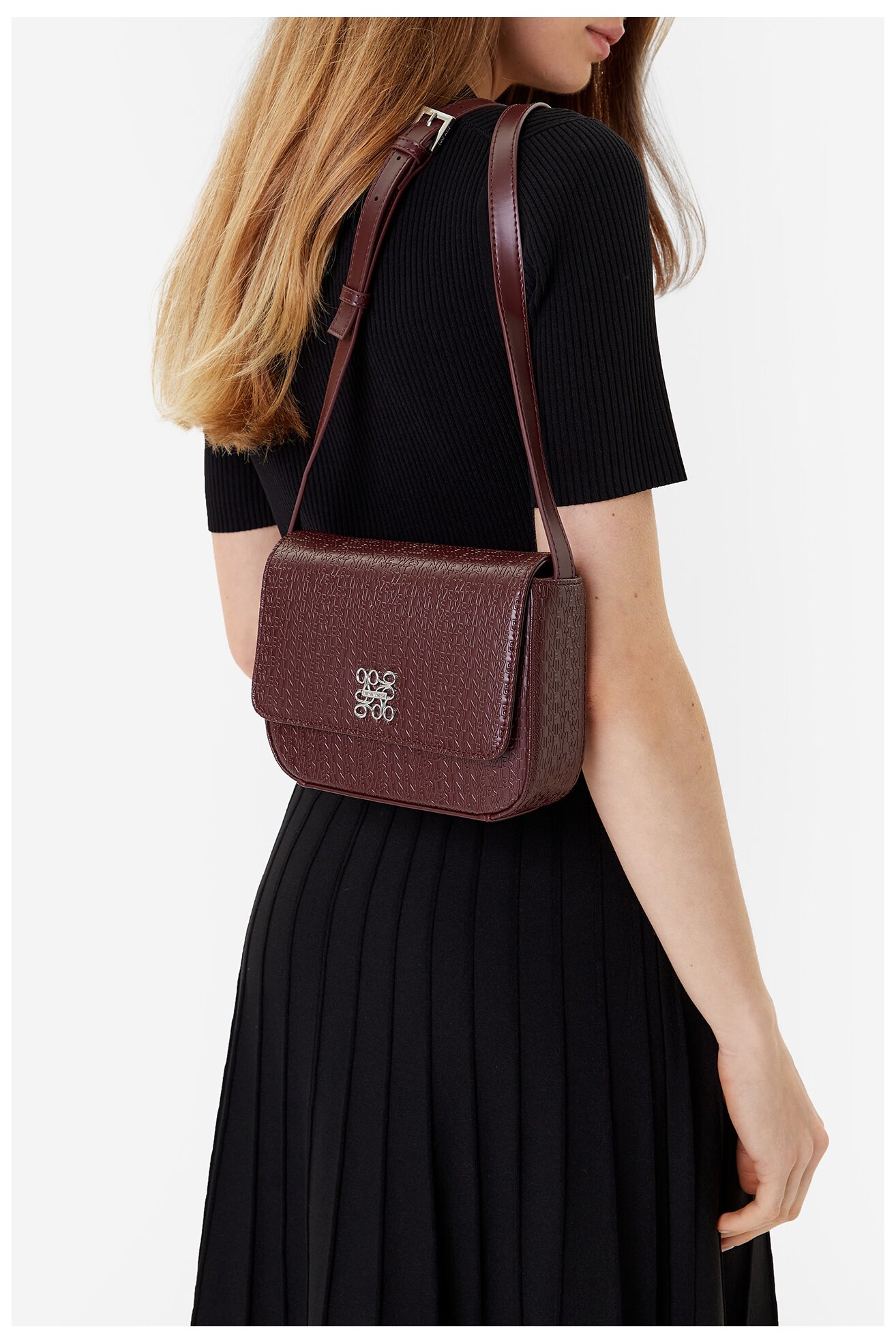 Дамска чанта NINE WEST CEO-HAMPSHIRE-I-LDA8176 БОРДО