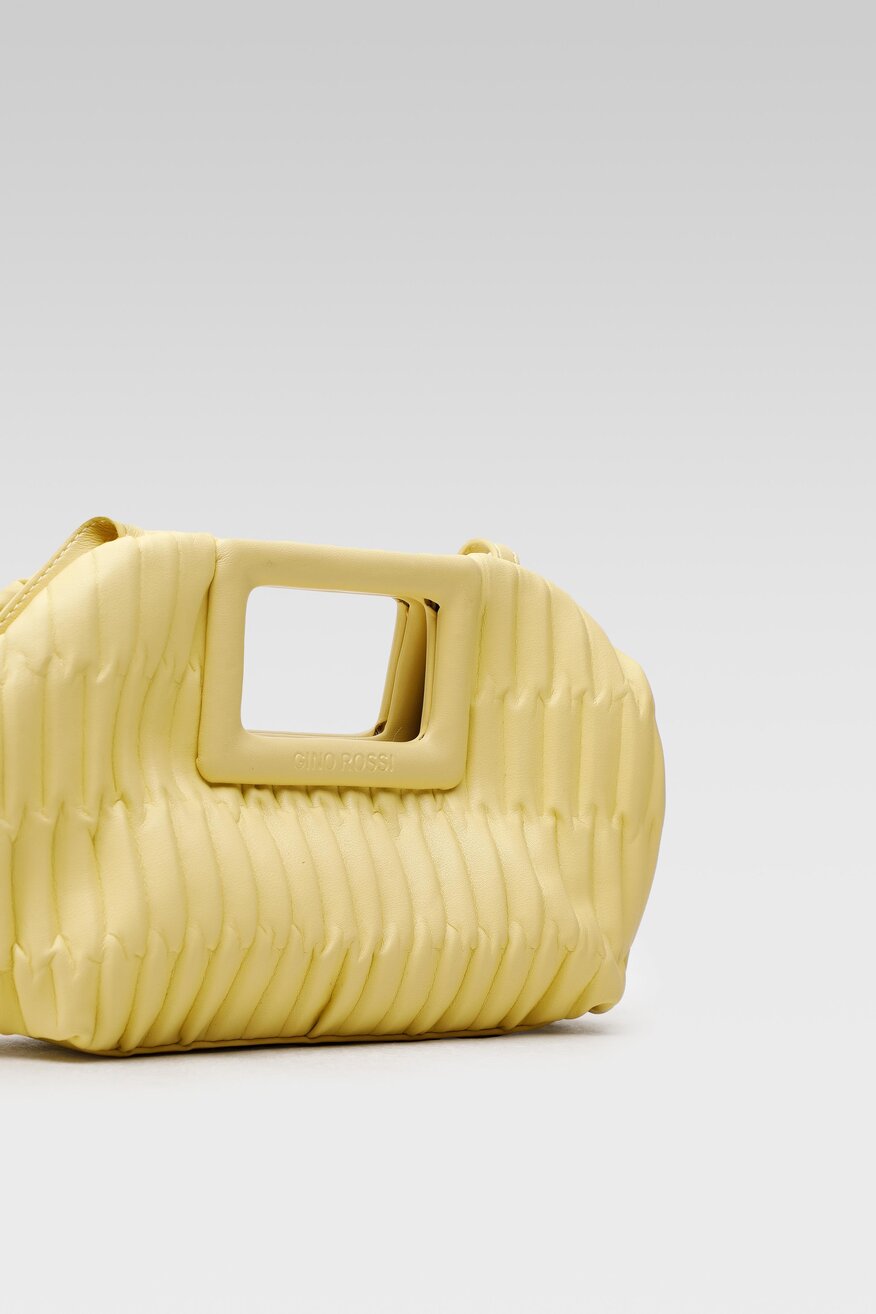 
                Gino Rossi - Torebka skórzana żółta - 5904248833060