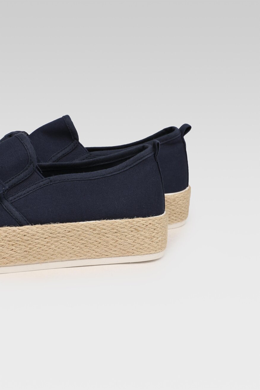 
                Jenny Fairy - Espadryle na koturnie z platformą boho - 5903698575971