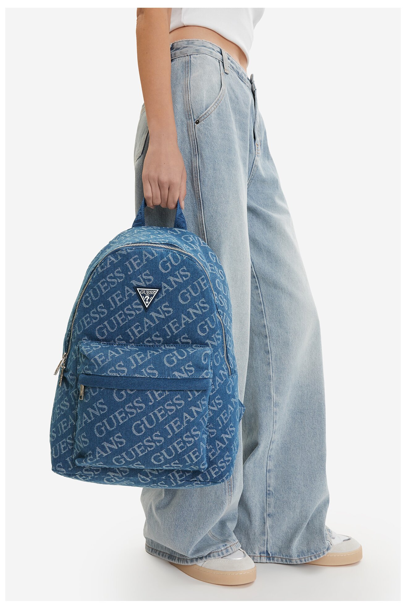 Plecak GUESS JEANS CWBEO-GUESS-B-019-09 Jeansowy