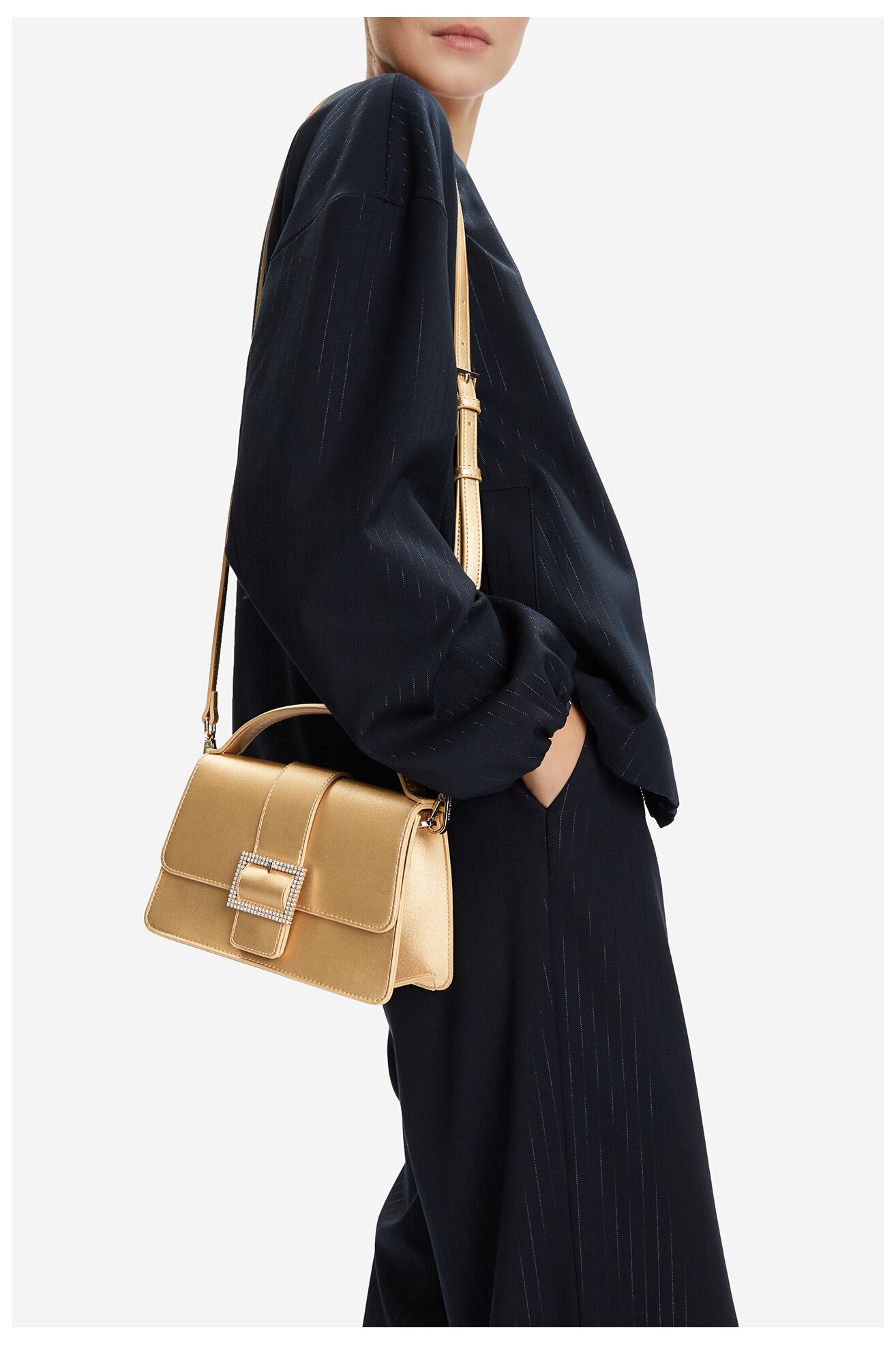 Дамска чанта NINE WEST CEO-MISSISIPI-III-KY159 ЗЛАТИСТ