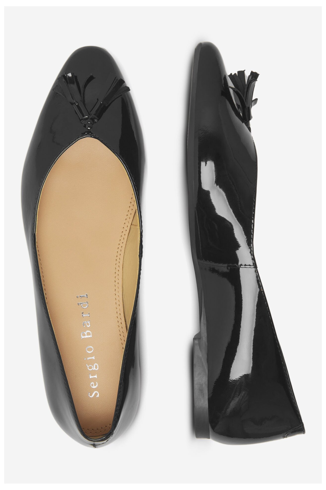 Baleriny Sergio Bardi RST-D1064-02SB Czarny