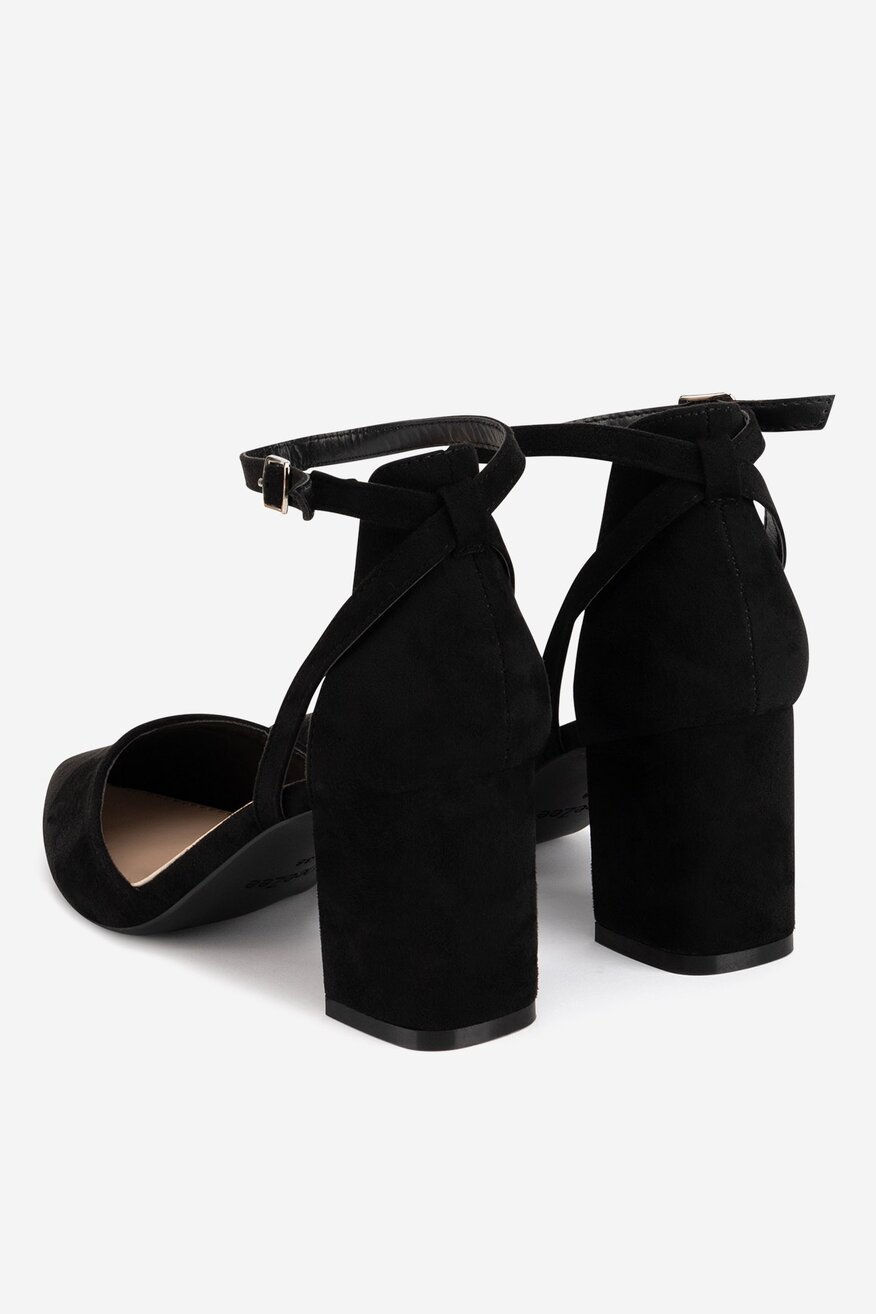 Pantofi cu toc DeeZee NEGRU - 5905588728351