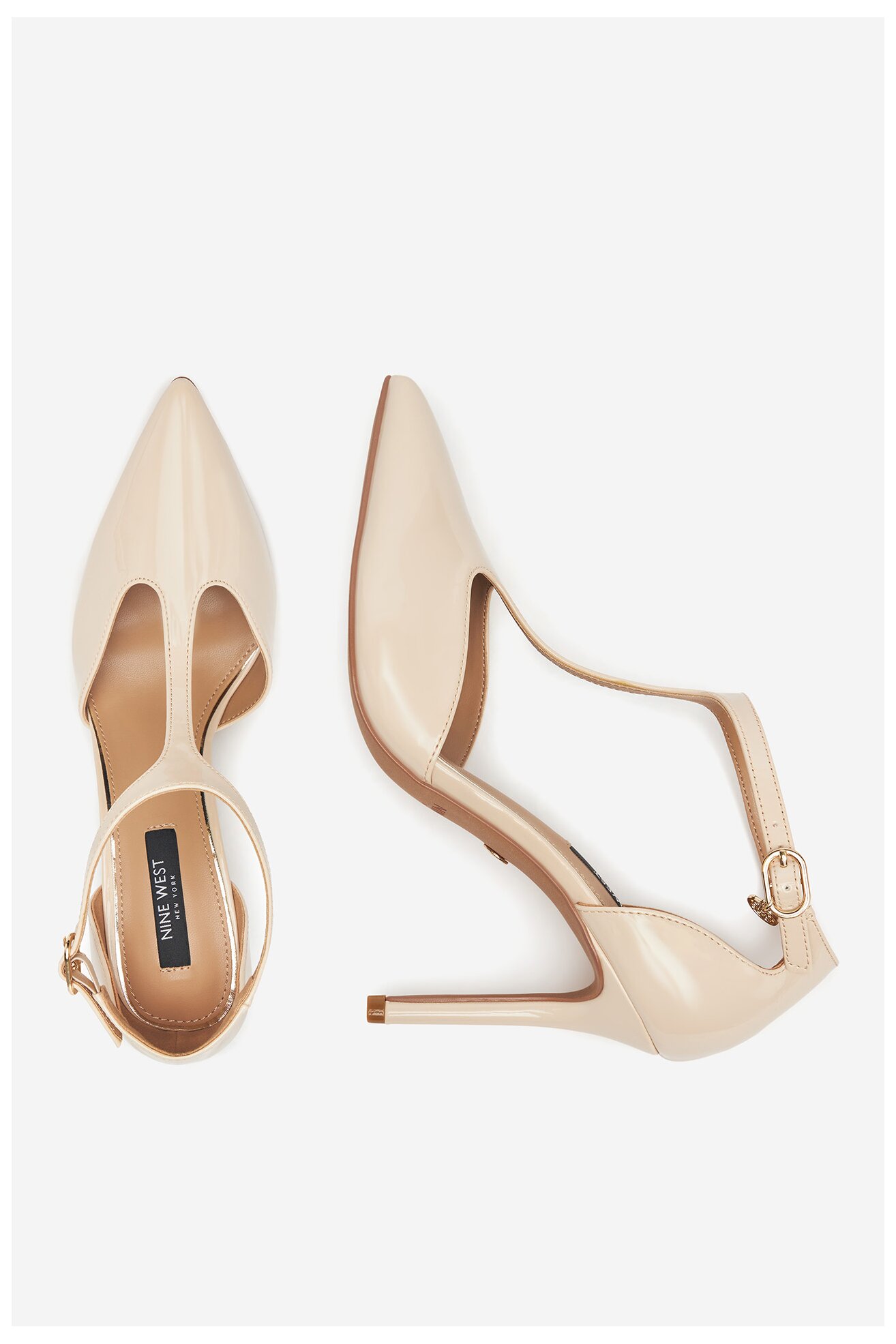 Körömcipő NINE WEST WS21582-01 BÉZS