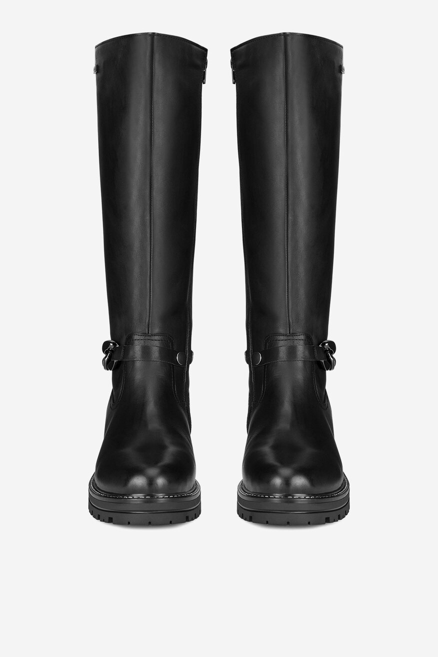 
                Remonte - Kozaki skórzane ocieplane - 2230068914270