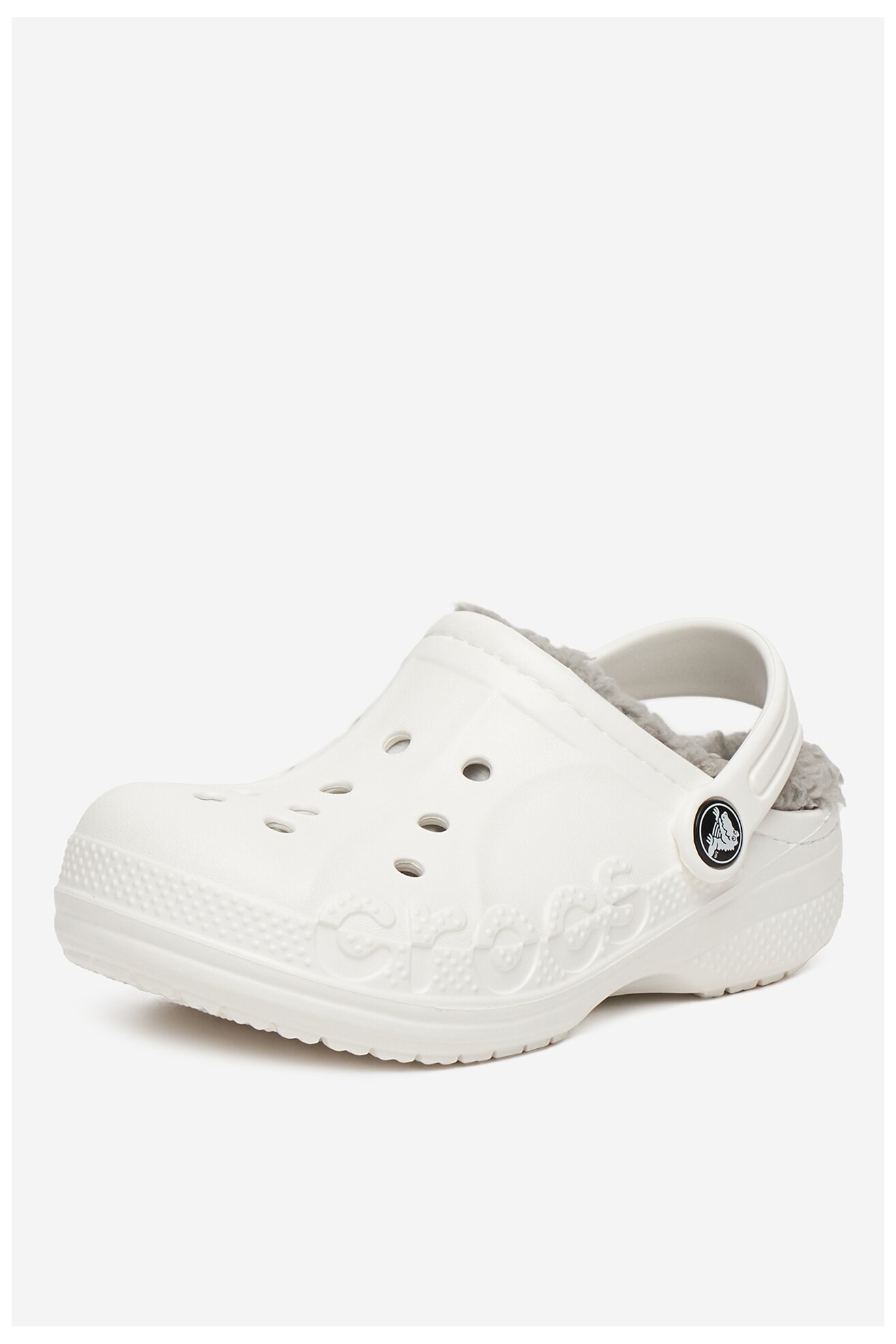 Șlapi pentru bazin Crocs C-BAYA LINED CLOG K 207500-11H ALB