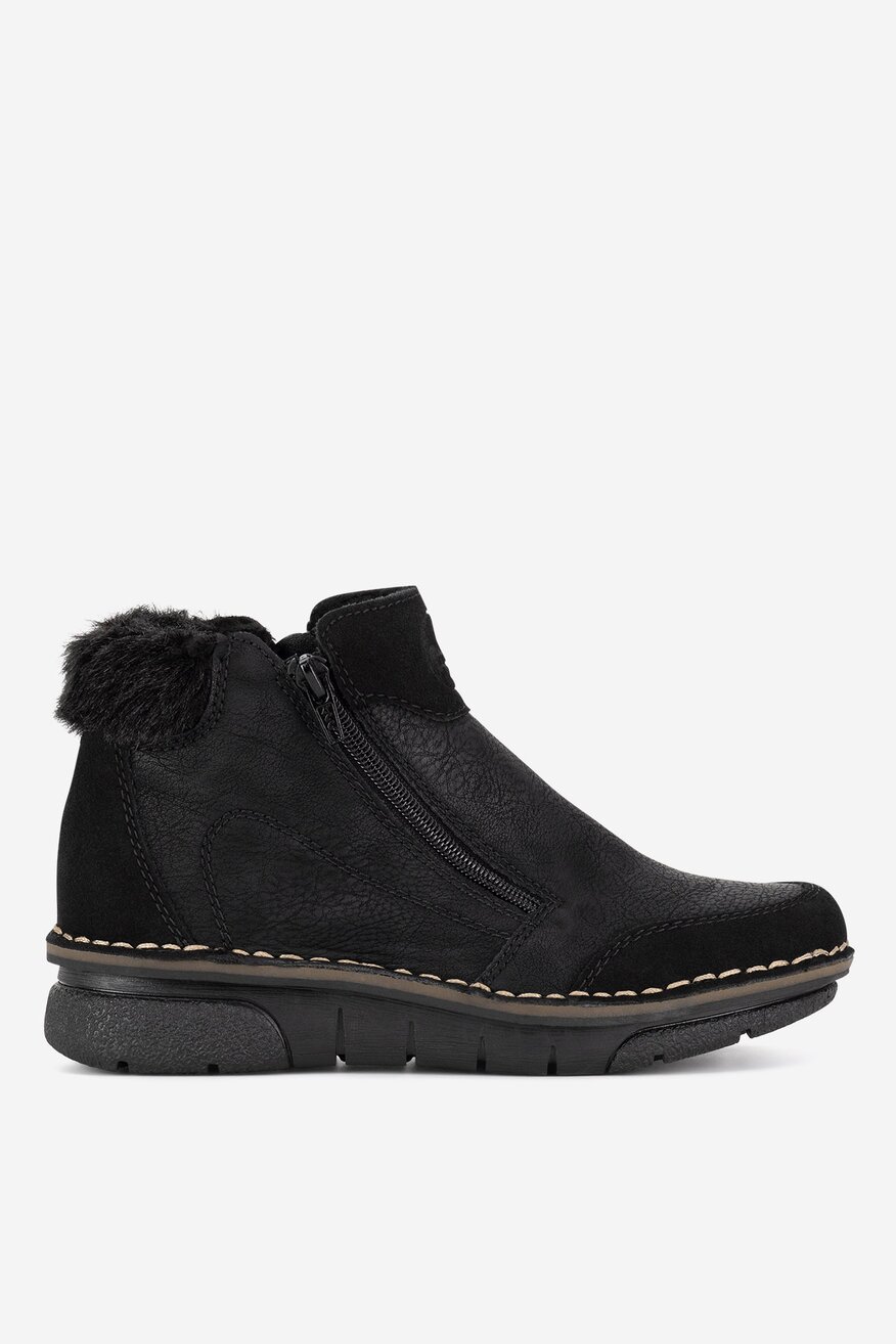 Ghete Rieker NEGRU - 2230068904424