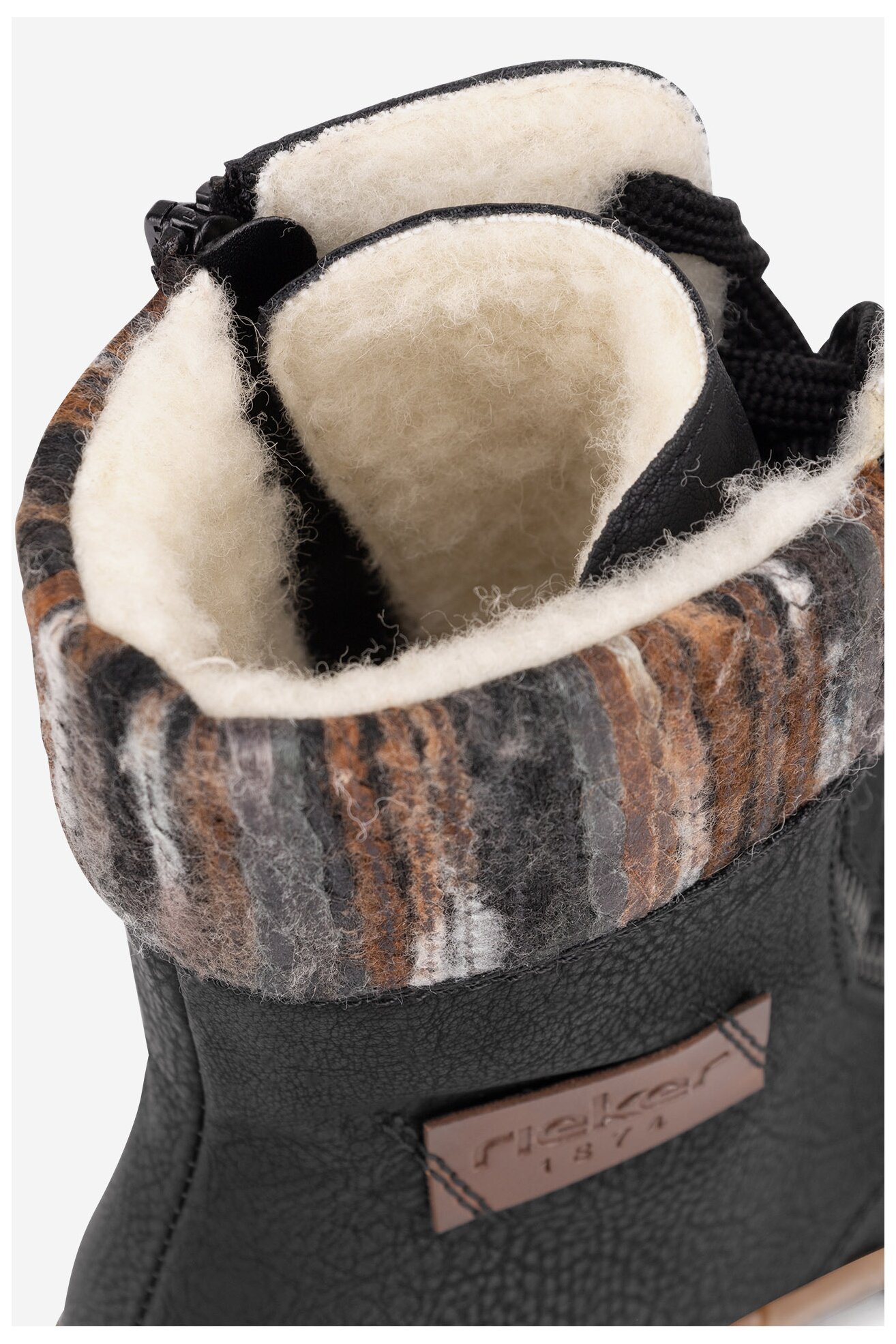 Csizma Rieker Z0123-01 FEKETE