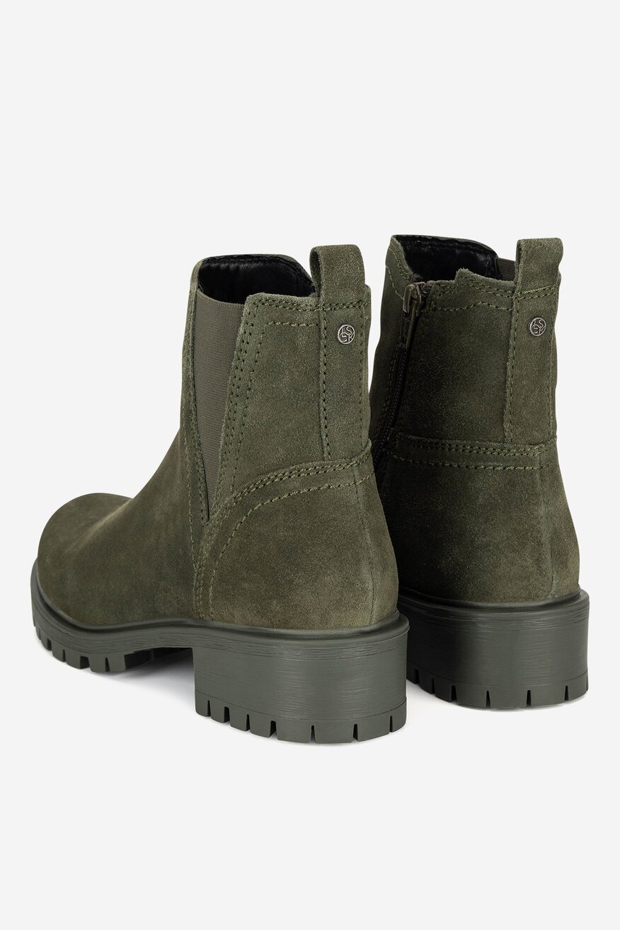 
                Lasocki - Botki zamszowe ocieplane - 5905588872023