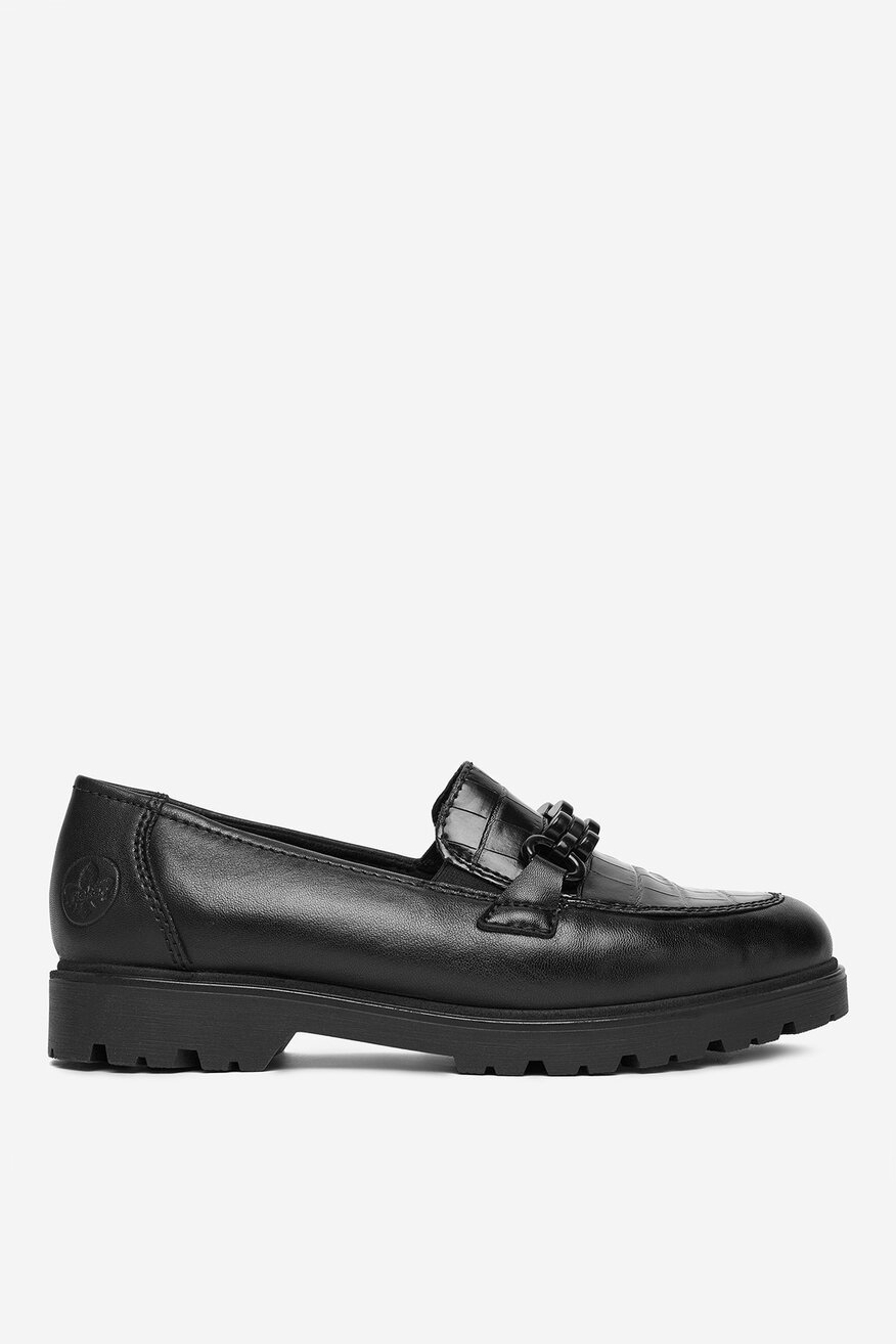 Rieker - Loafersy skórzane - 2230083221247
