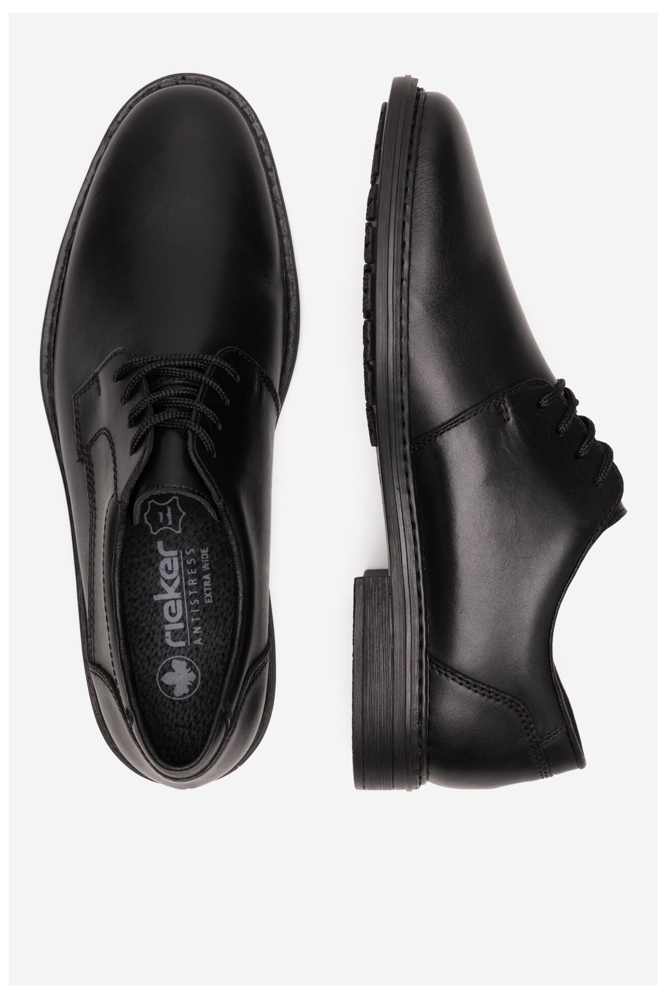 Półbuty Rieker 17627-00 Czarny