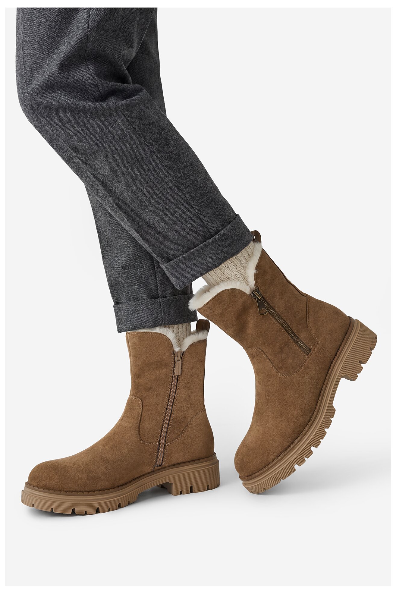 Kratke čizme Clara Barson CEO-WS6382-01 KAMEL