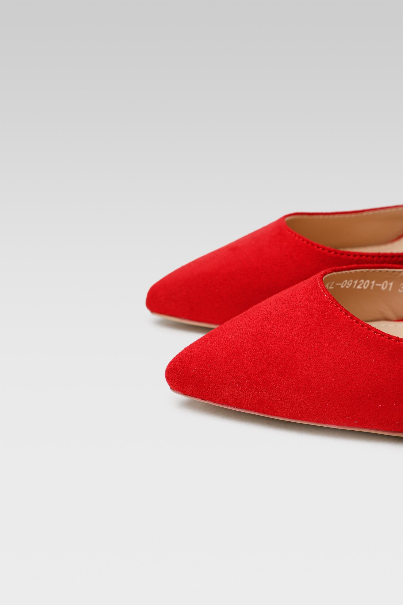 Czółenka DeeZee KL-091201-01 Czerwony