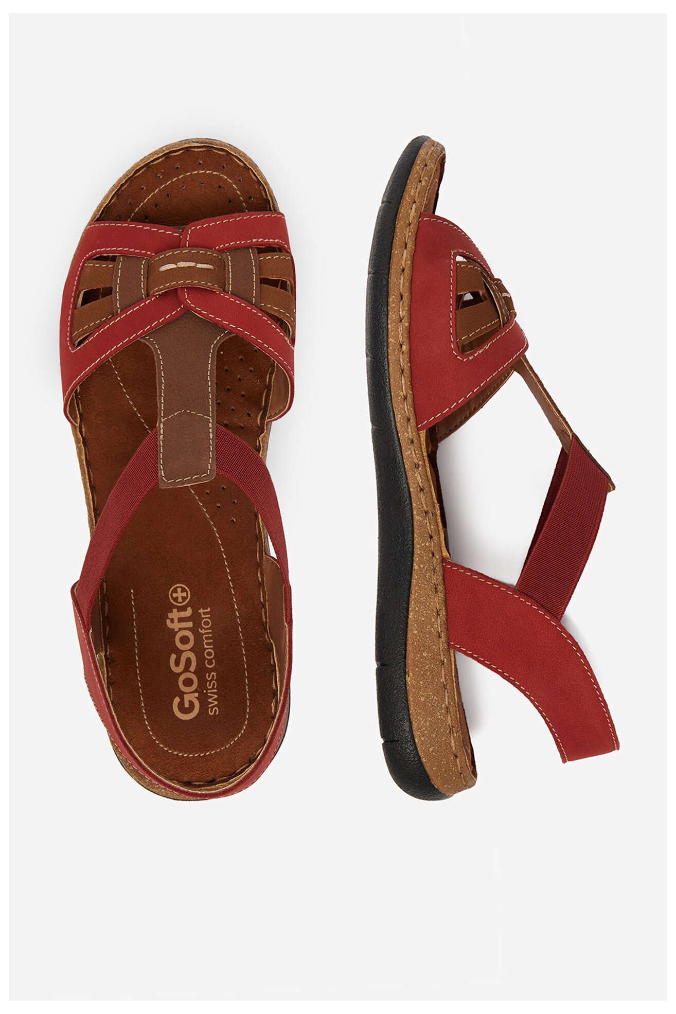Сандалі Go Soft CEO-WI23-4773-08 ЧЕРВОНИЙ