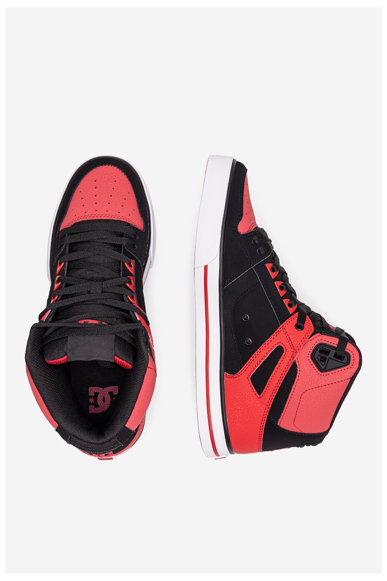 Спортни обувки DC Shoes PURE HIGH-TOP WC ADYS400043-FWB ЧЕРВЕН