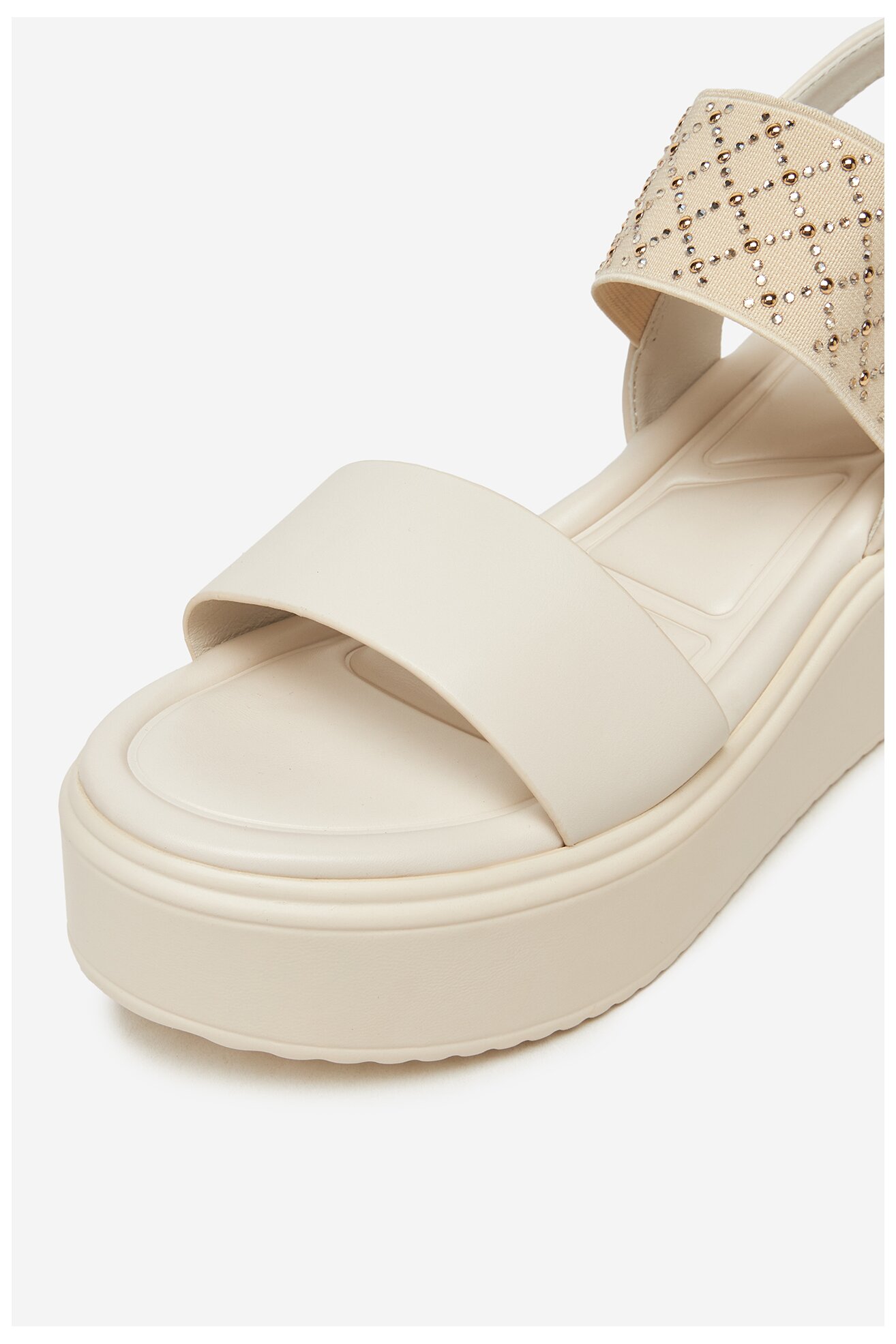 Sandały Clara Barson 3T8482-26 Kremowy